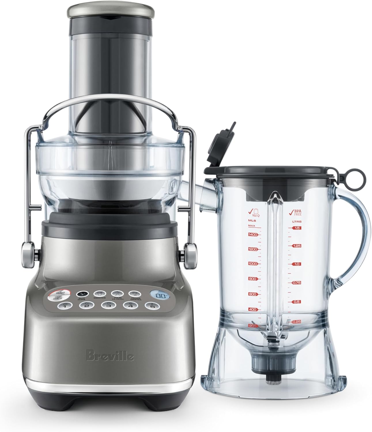 Breville 3X Bluicer, Smoked Hickory (Certified Remanufactured)