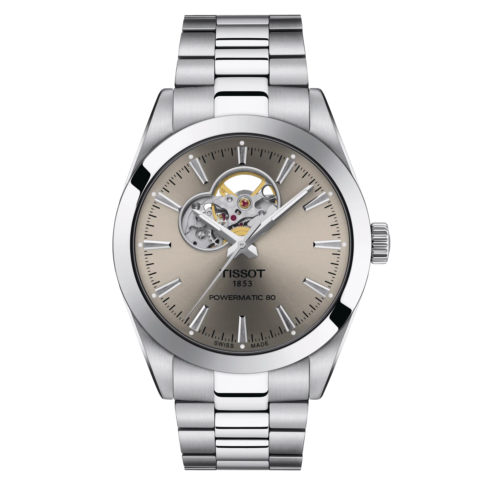 Gentleman Powermatic 80 Open Heart T1274071108100