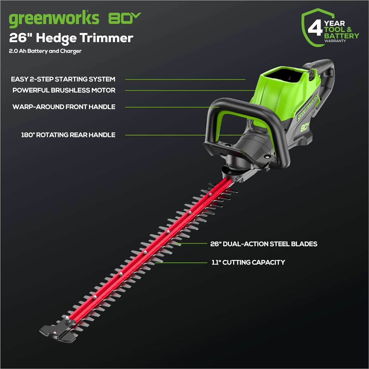 Greenworks 80V 26