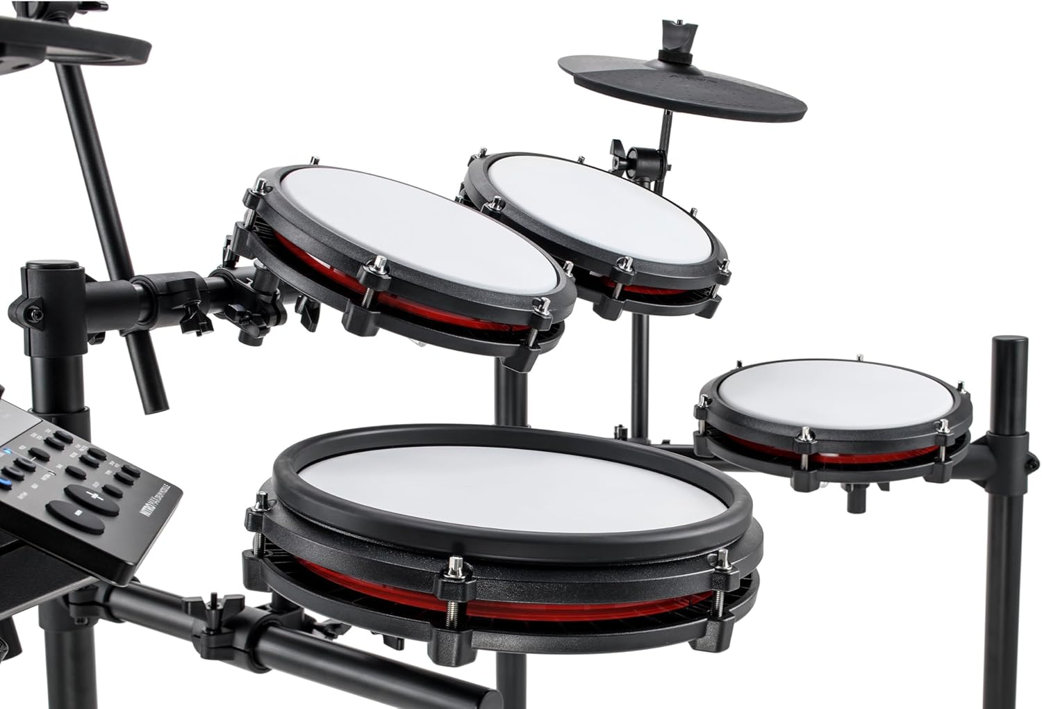 Alesis Nitro Max Kit Compact Electric Drum Kit with Quiet Mesh Pads, 10