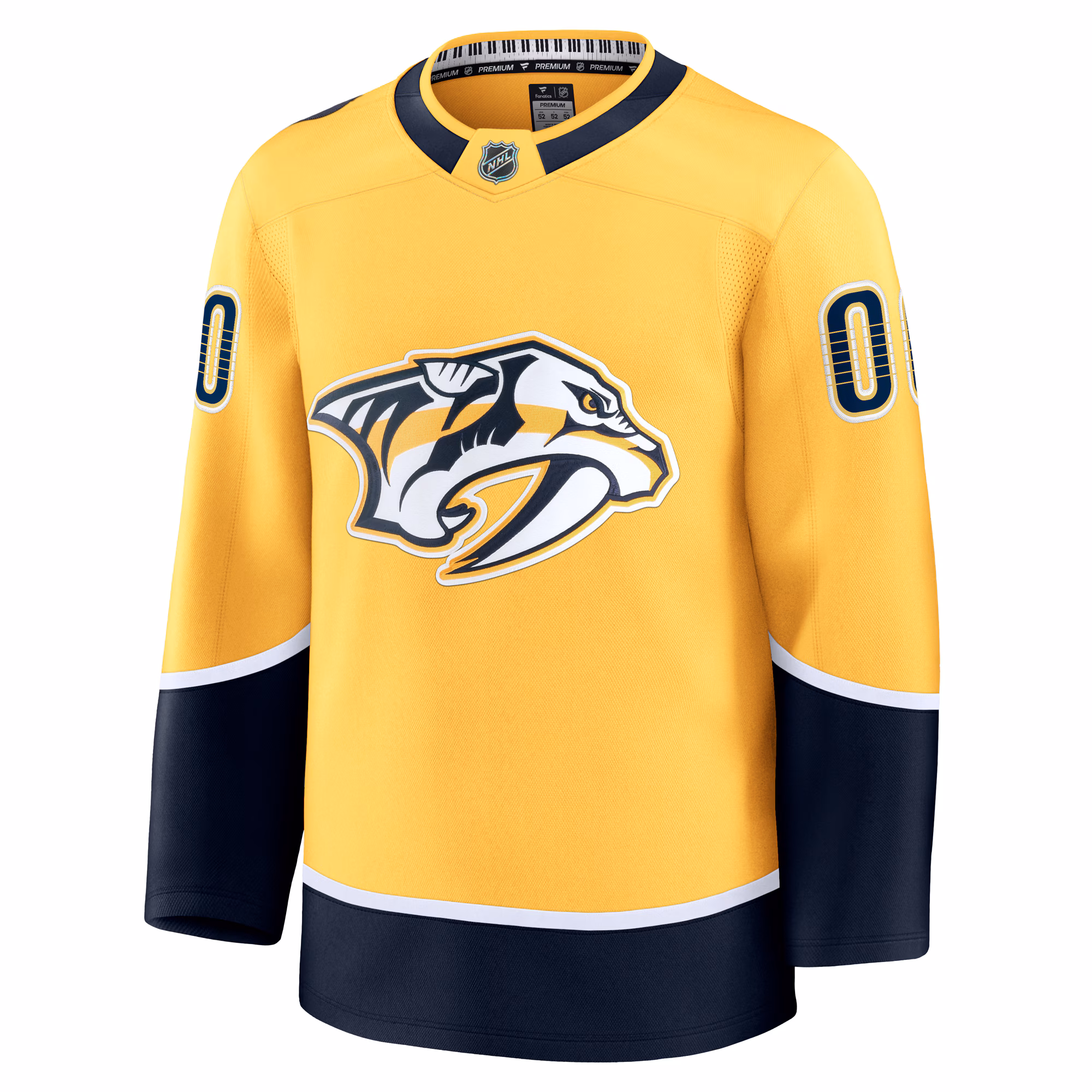 Nashville Predators Fanatics Home Premium Custom Jersey - Gold