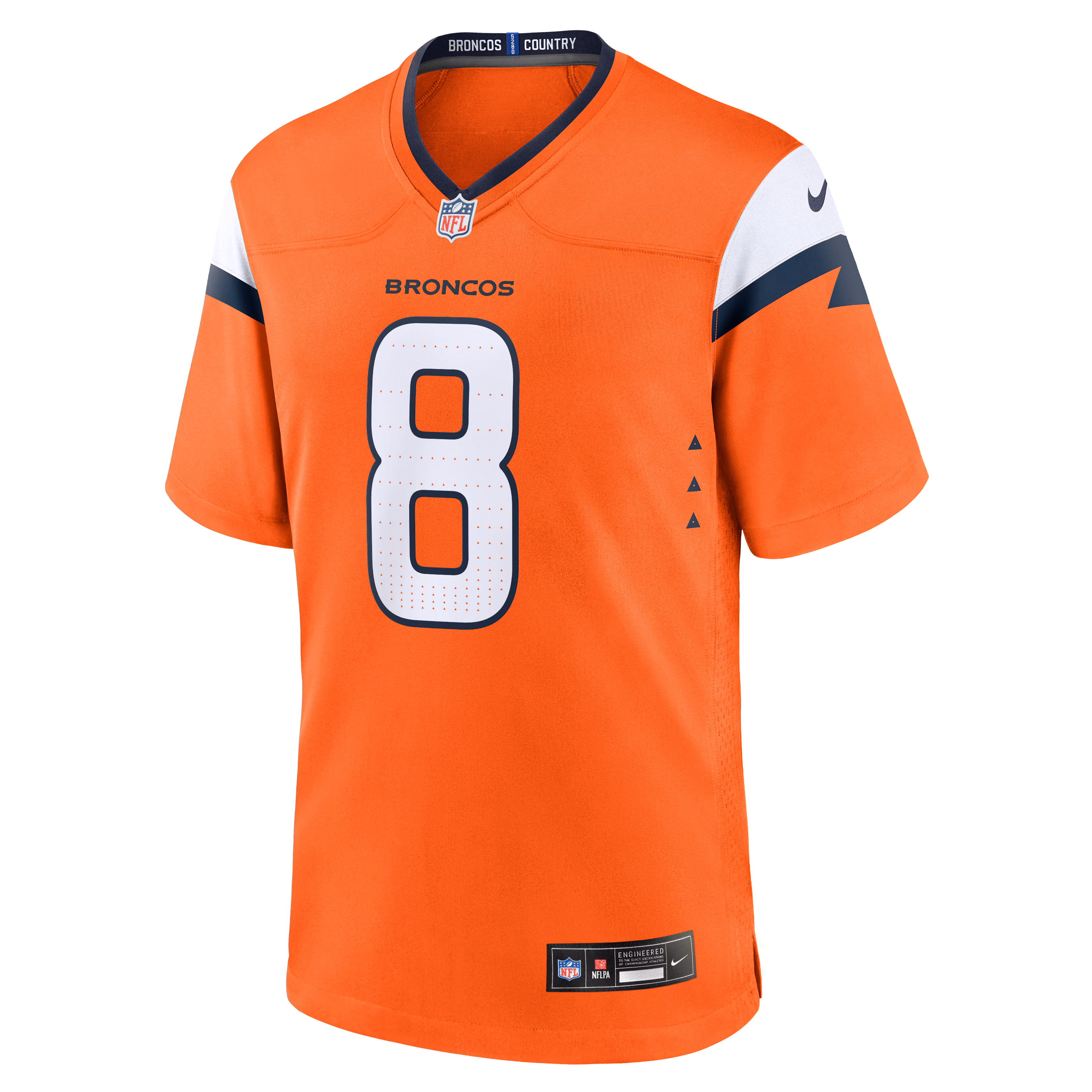Jarrett Stidham Denver Broncos Nike Team Game Jersey -  Orange
