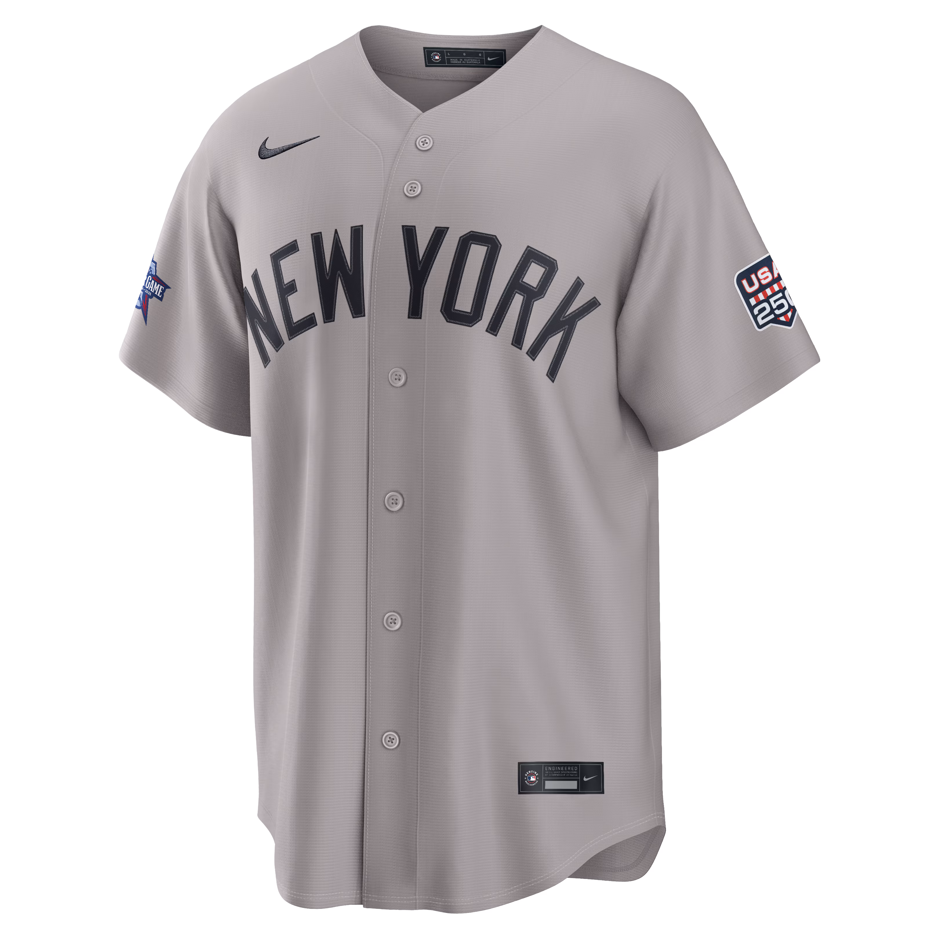 2026 All-Star Game New York Yankees Aaron Judge Nike Gray Replica Jersey