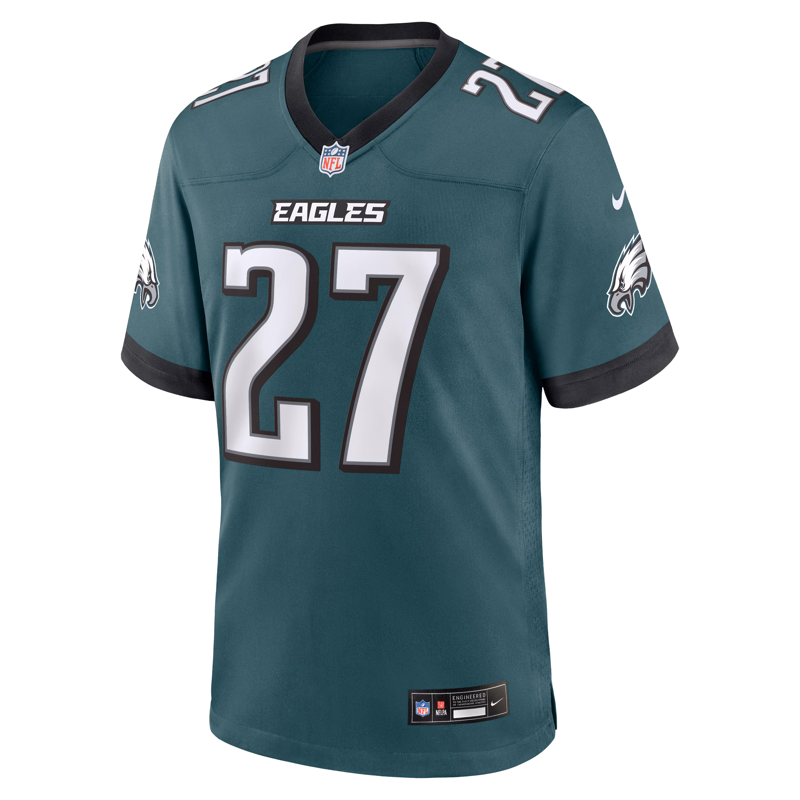 Quinyon Mitchell Philadelphia Eagles Nike Team Game Jersey -  Midnight Green