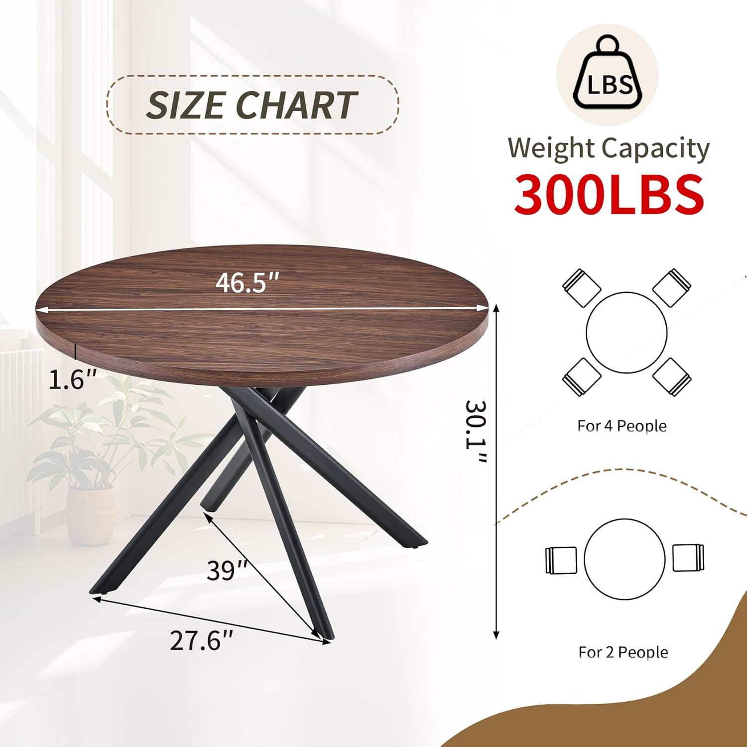 5-Piece Dining Table Set for 4, 46