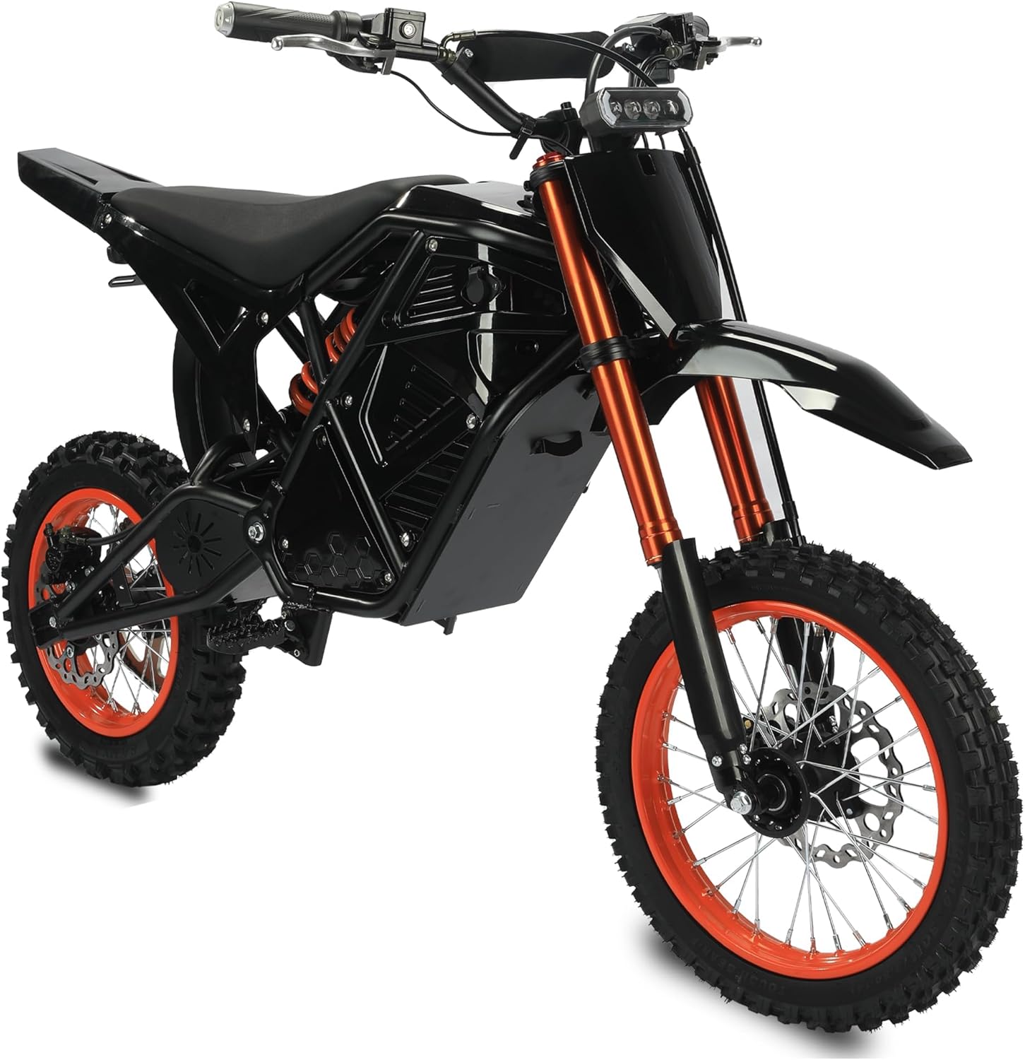 RM7 Electric Dirt Bike for Adults & Teens, 2200W Peak Ebike, 48V 22.5Ah, 37 MPH, 45 Miles, 14