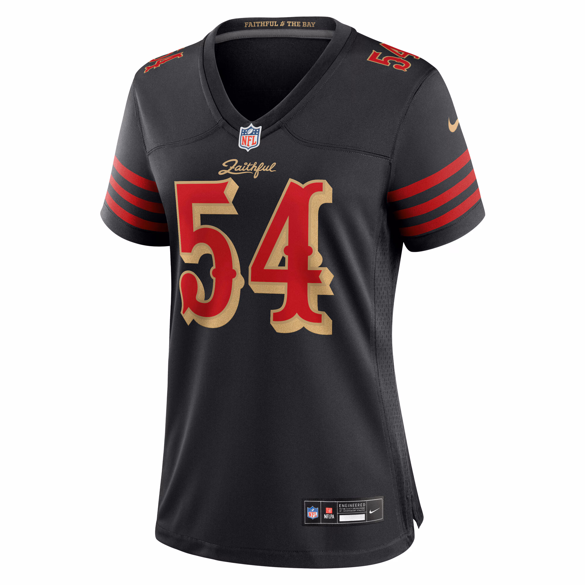 Fred Warner San Francisco 49ers Nike Women's 2025 Rivalries Collection Game Jersey - Black