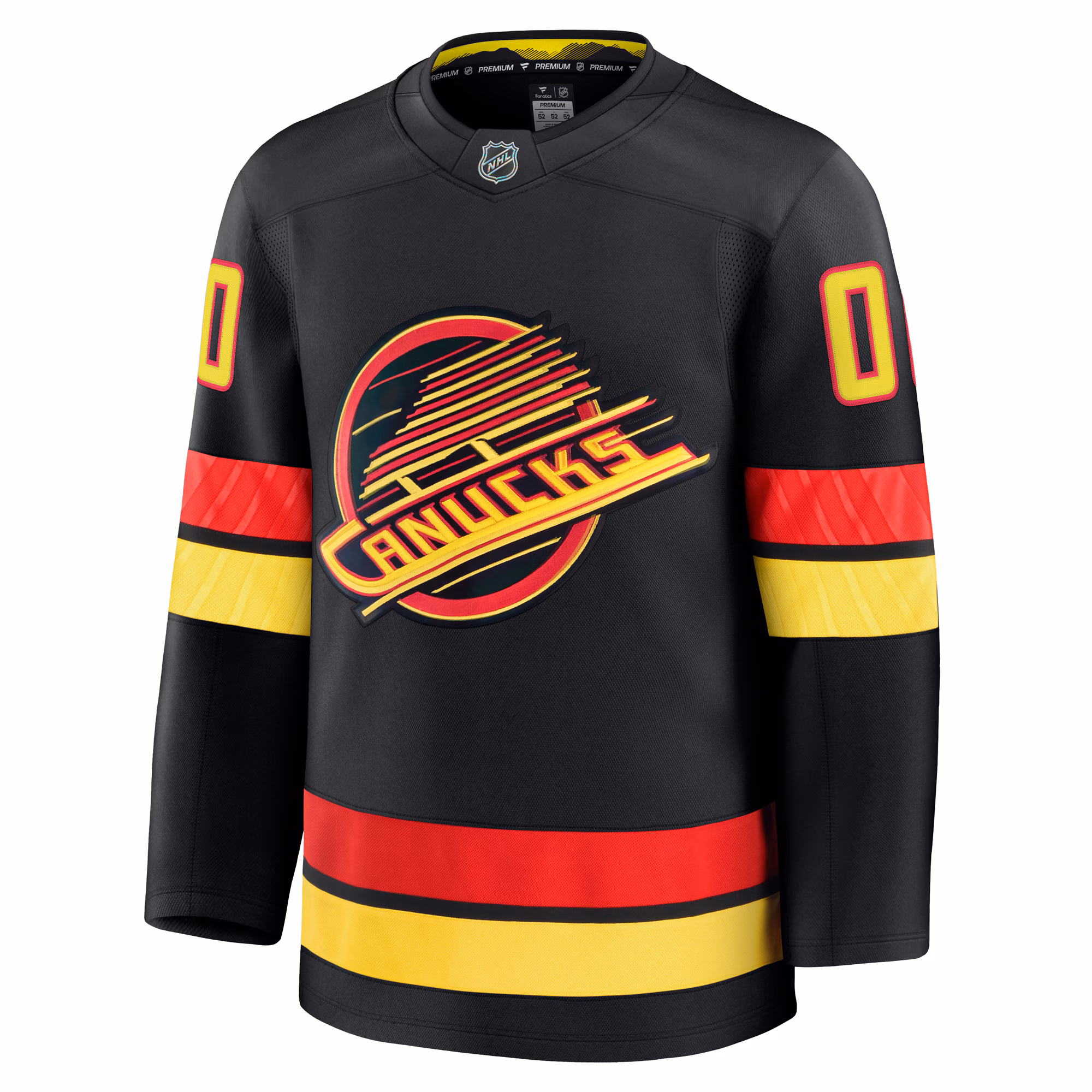 Vancouver Canucks Fanatics Alternate Premium Custom Jersey - Black