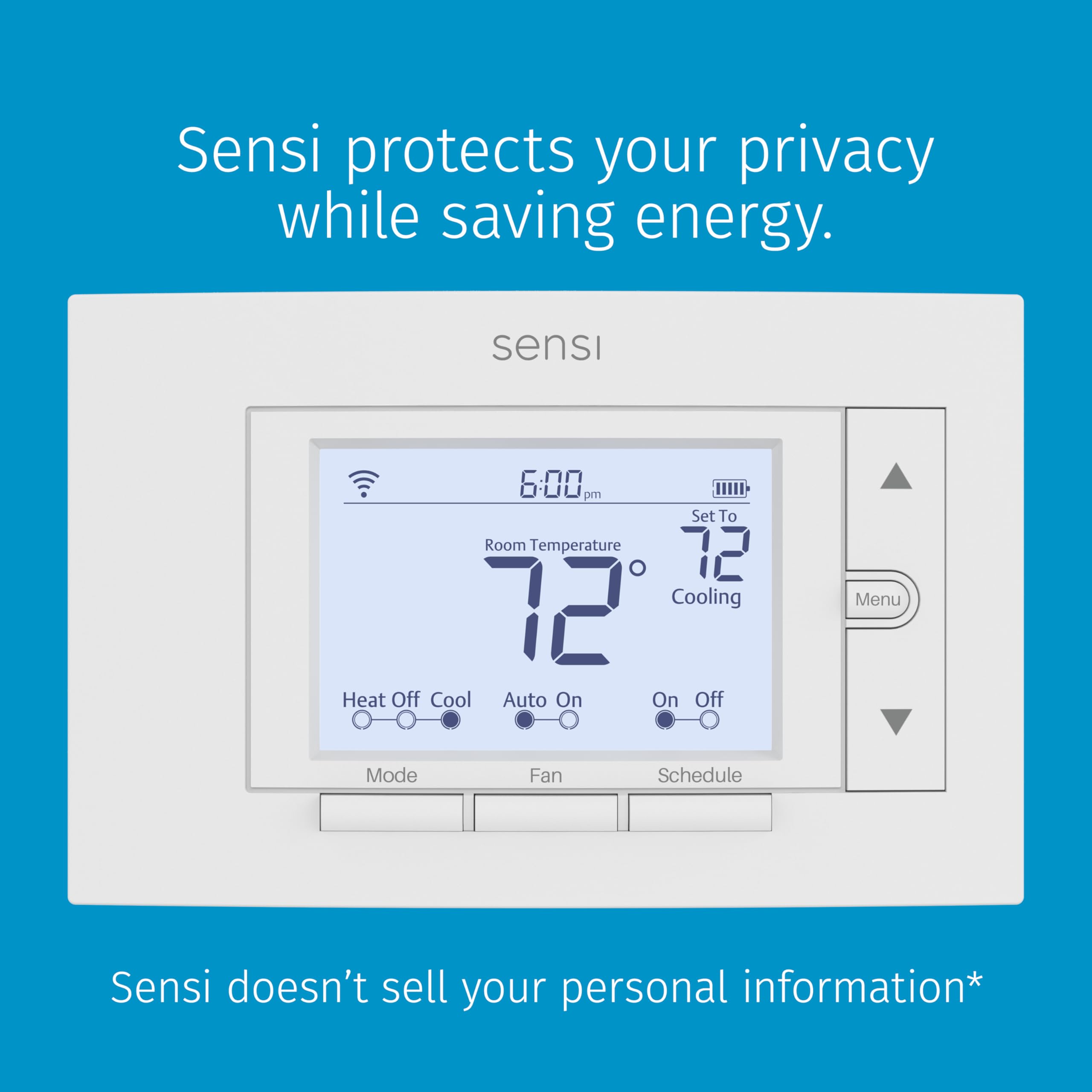 EMERSON Sensi Smart Thermostat ST55 - Wi-Fi Programmable
