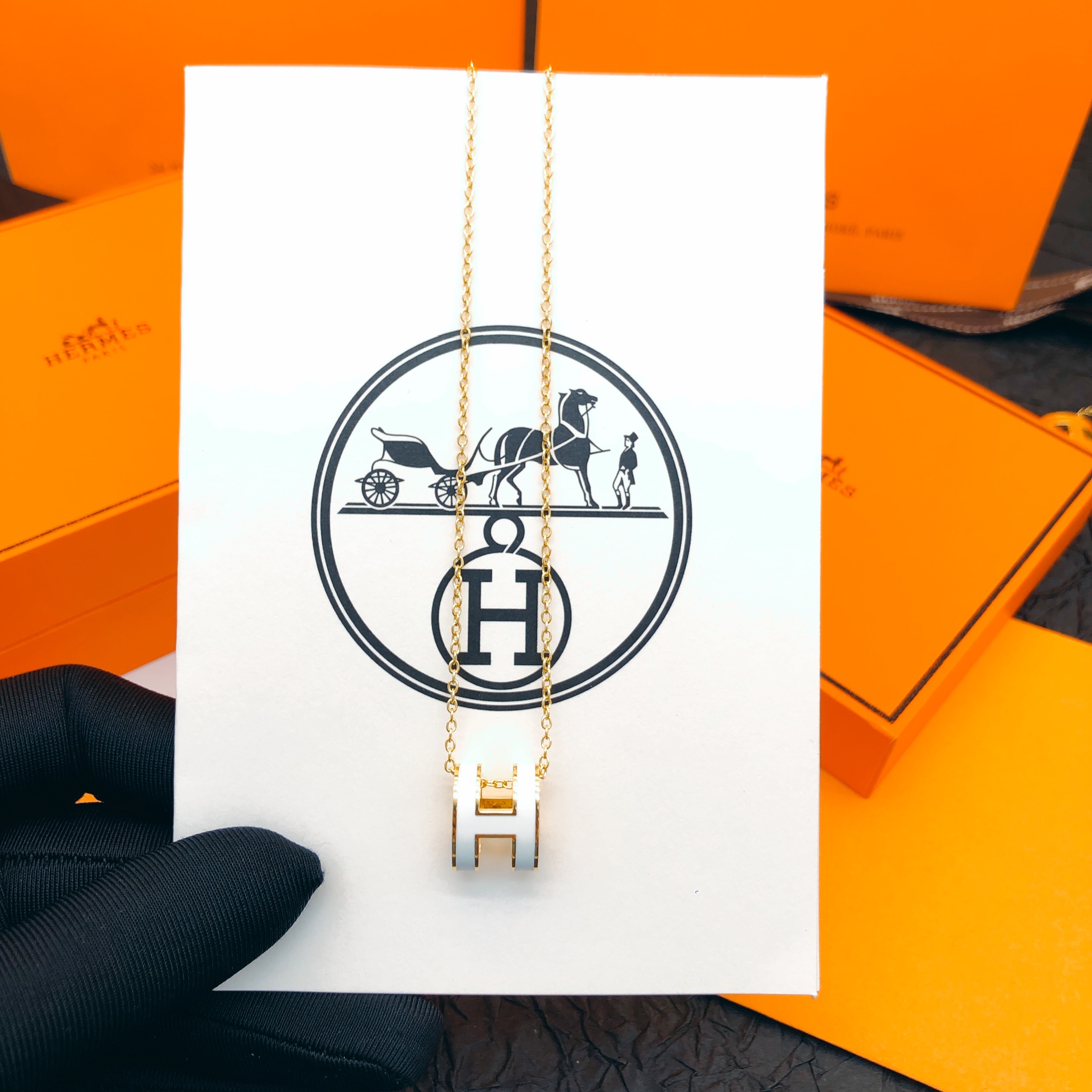 Hermes necklace-24