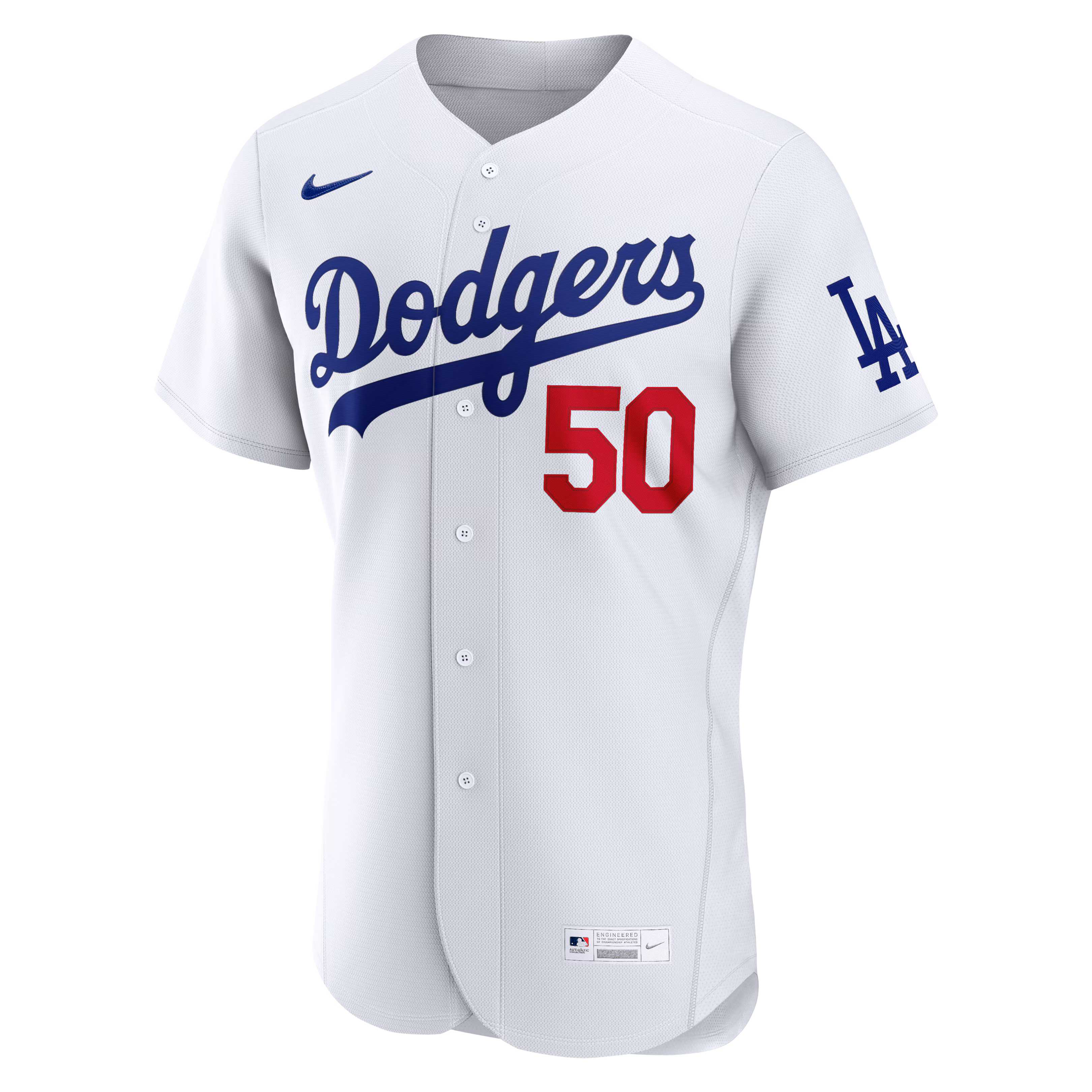 Mookie Betts Los Angeles Dodgers Nike Home Authentic Jersey - White