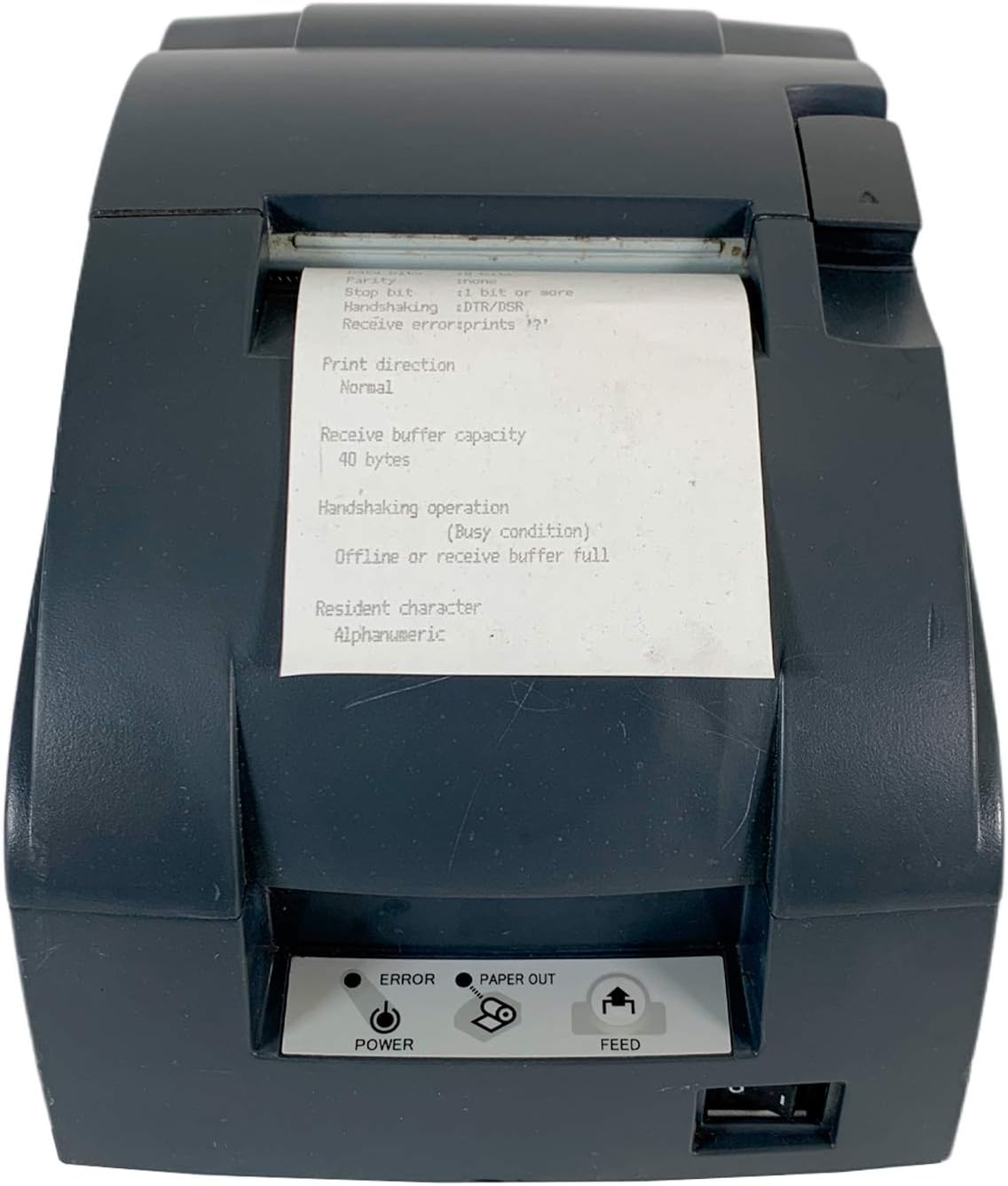 Epson TM-U220B M188B Dot Matrix POS Receipt Printer LAN USB Bundle with AC Adapter (Renewed)
