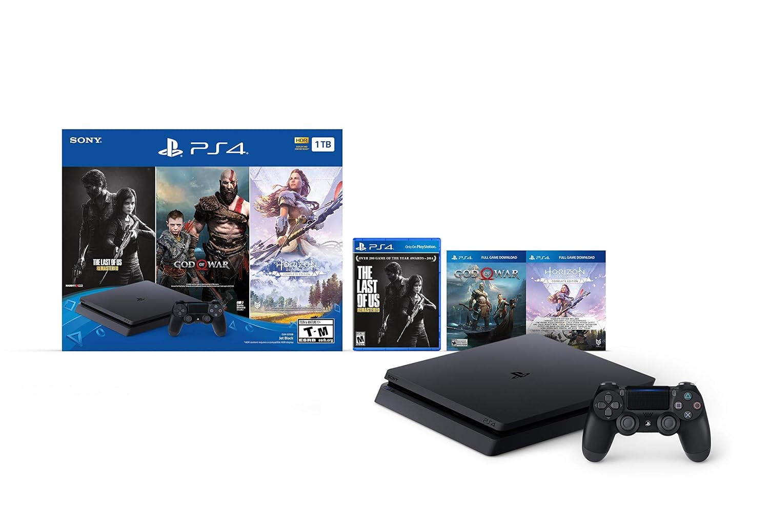 PlayStation 4 Slim 1TB Console - Only On PlayStation Bundle (Renewed) video game