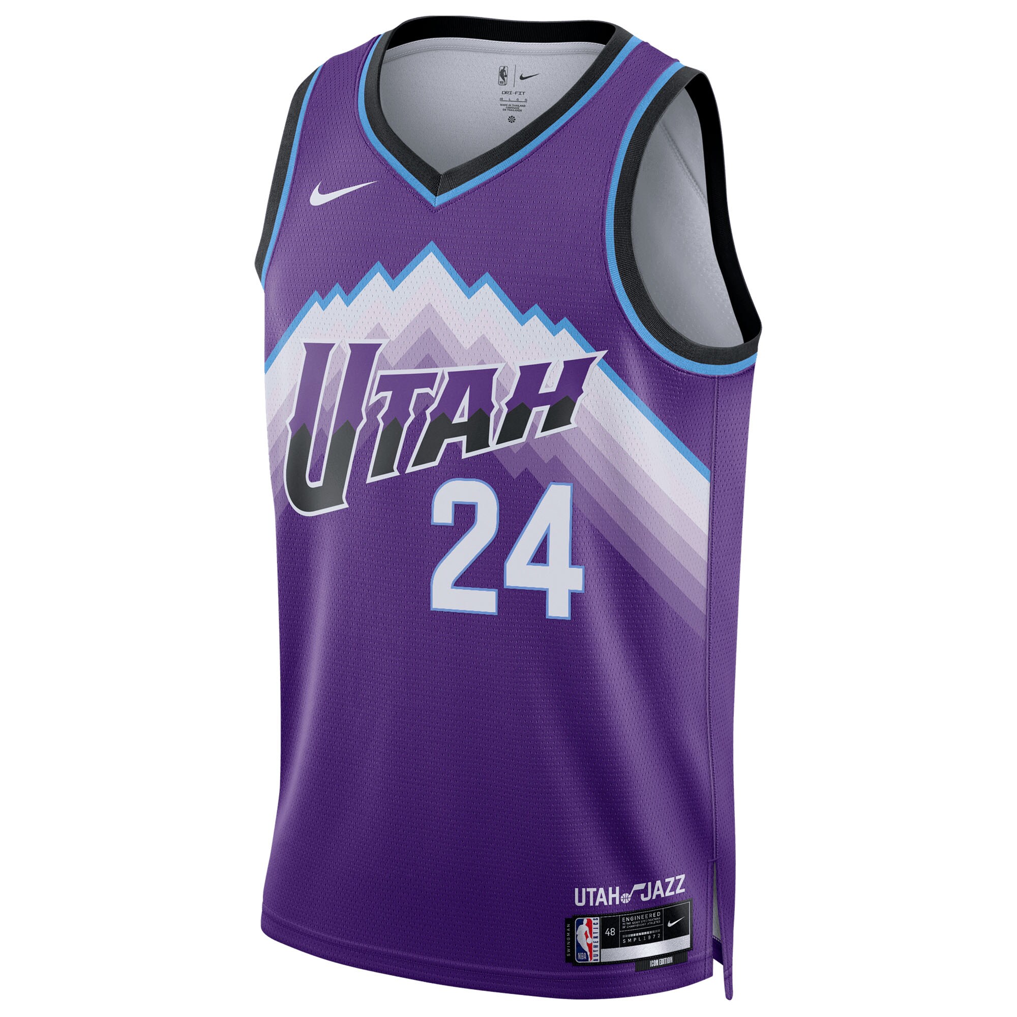 Walker Kessler Utah Jazz Nike Unisex Swingman Jersey - Icon Edition - Purple