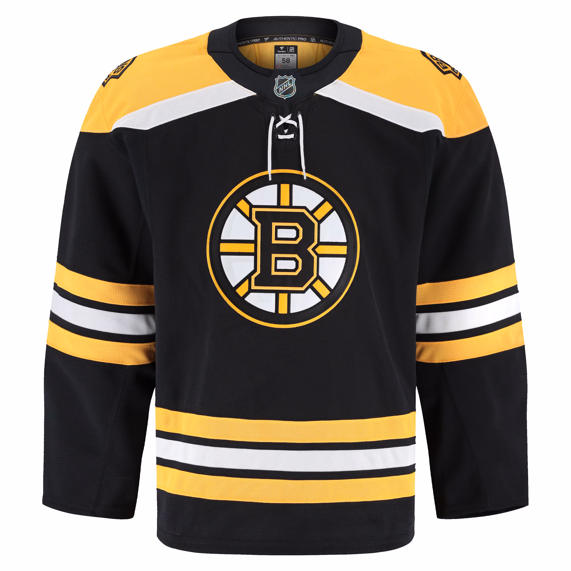 Boston Bruins Fanatics Home Authentic Pro Jersey - Black