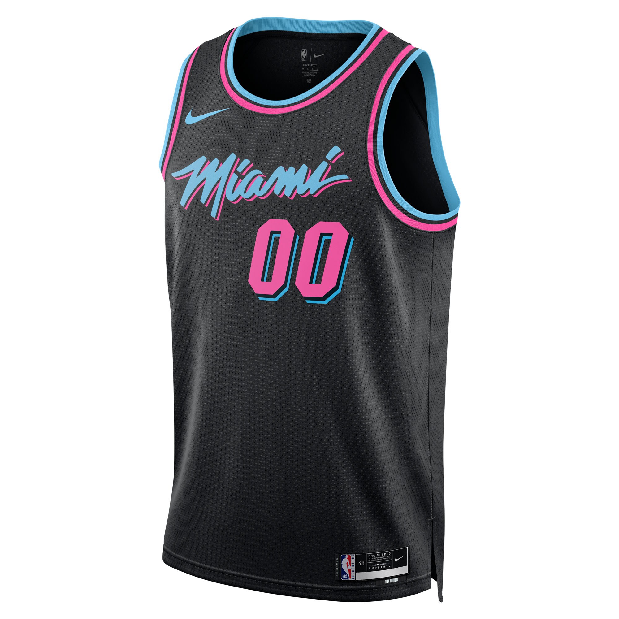 Miami Heat Nike Unisex 2025/26 City Edition Swingman Custom Jersey - Black