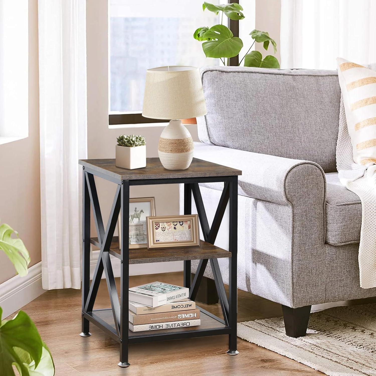 End Tables Living Room Set of 2, 16