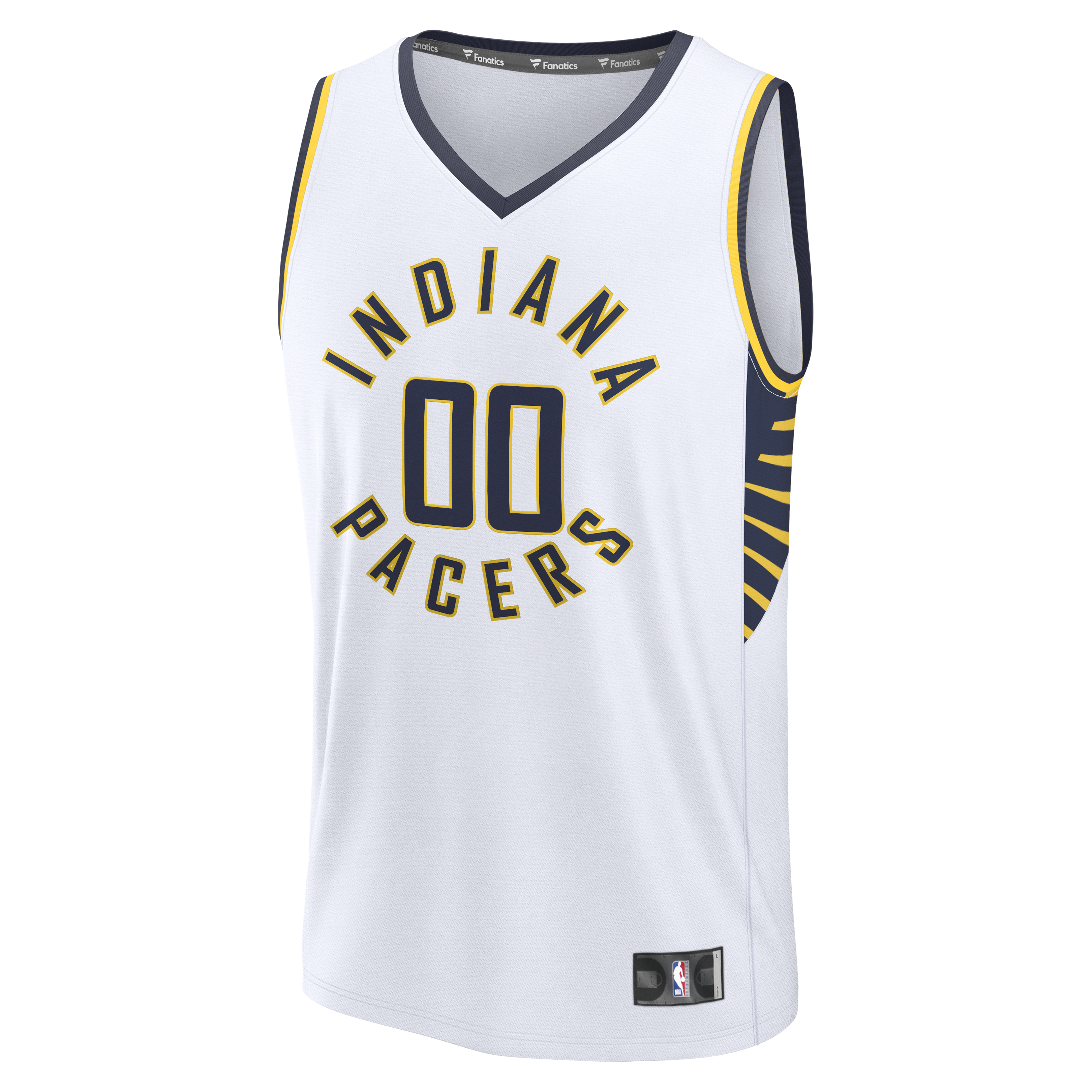 Indiana Pacers Fanatics Fast Break Custom Jersey - Icon Edition - White
