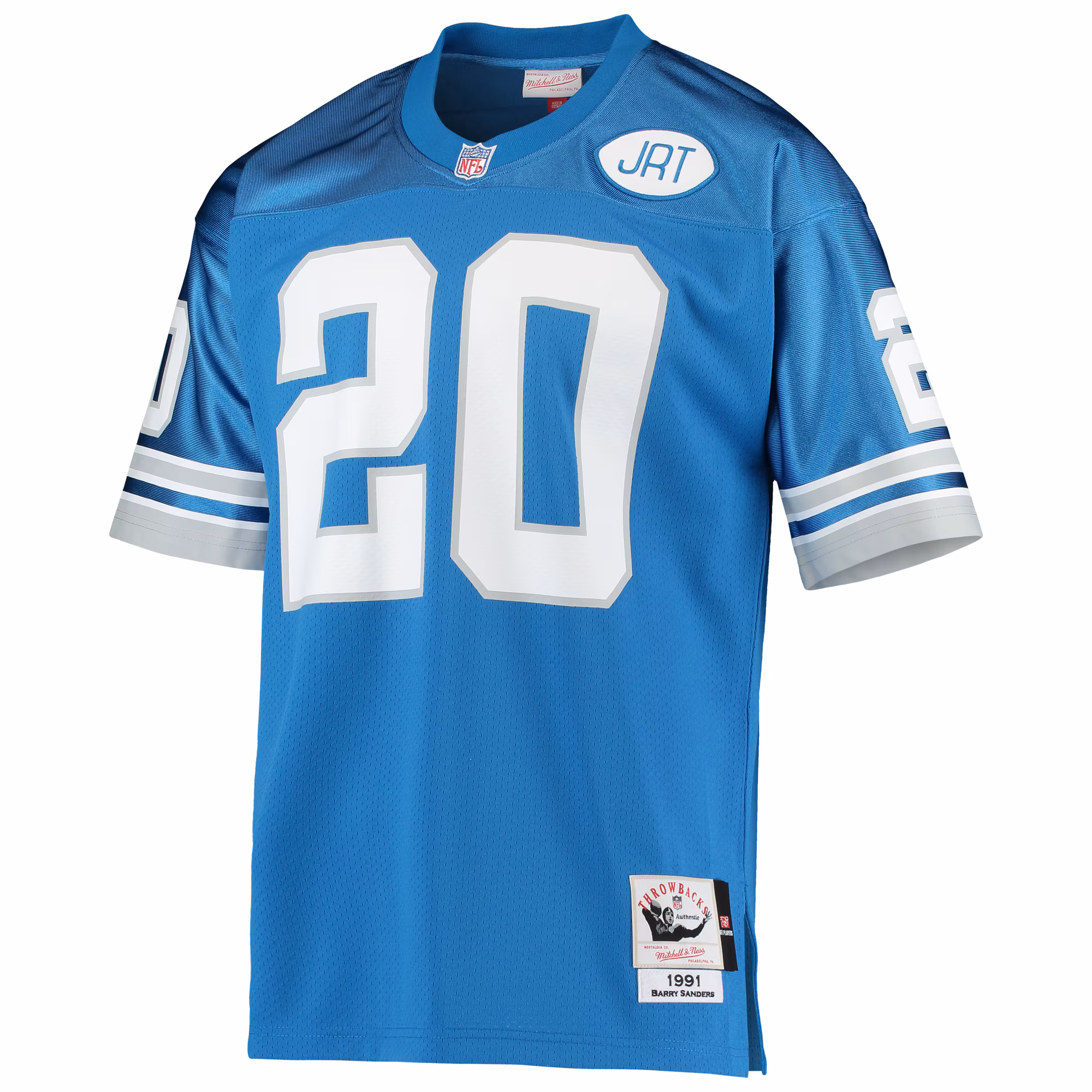 Barry Sanders Detroit Lions 1991 Mitchell & Ness Authentic Throwback Retired Player Jersey - Blue