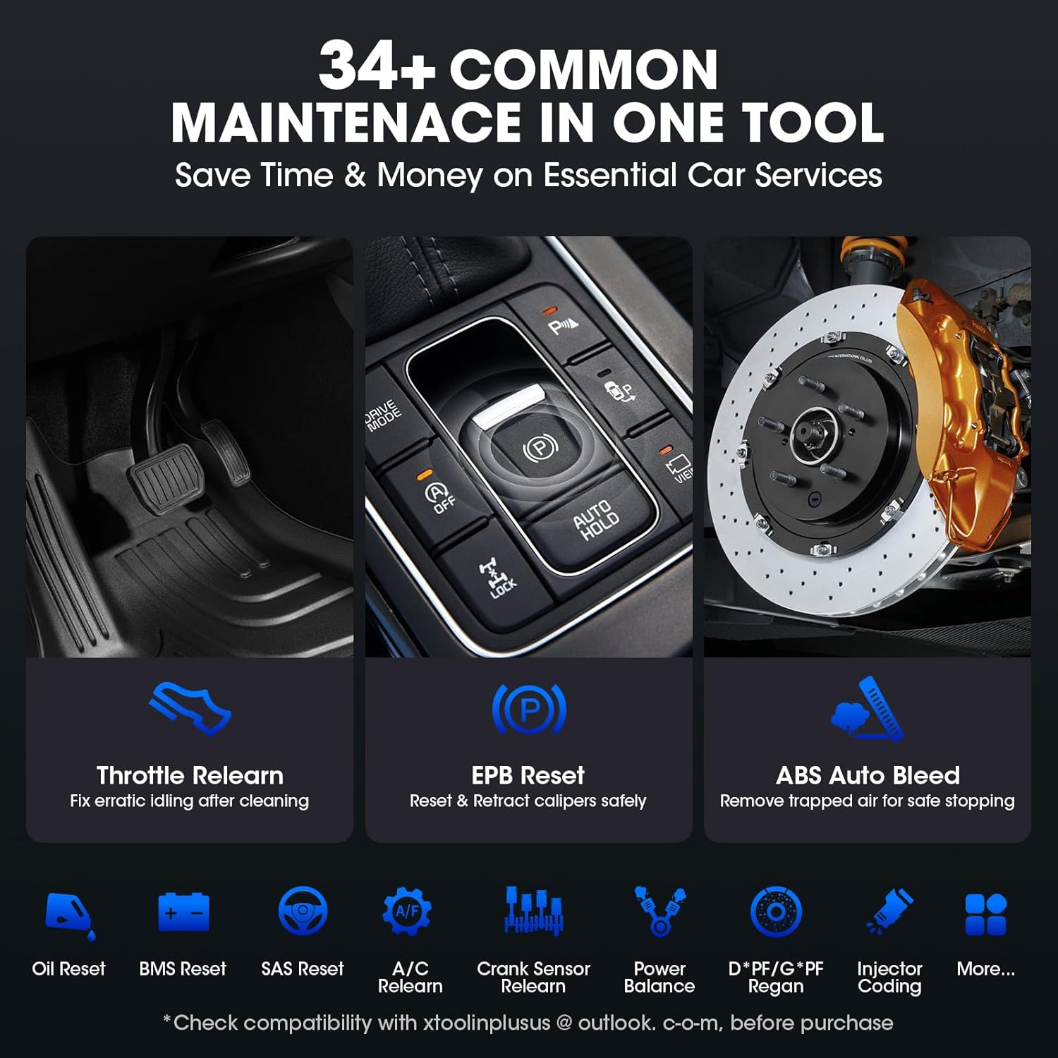 XTOOL IP616 V2.0 Bidirectional Scan Tool with Lifetime Free Updates, AI-Assisted Full System OBD2 Scanner Diagnostic Tool with 34+ Reset Services, Active Test, CAN FD & DoIP, FCA AutoAuth, Android 10