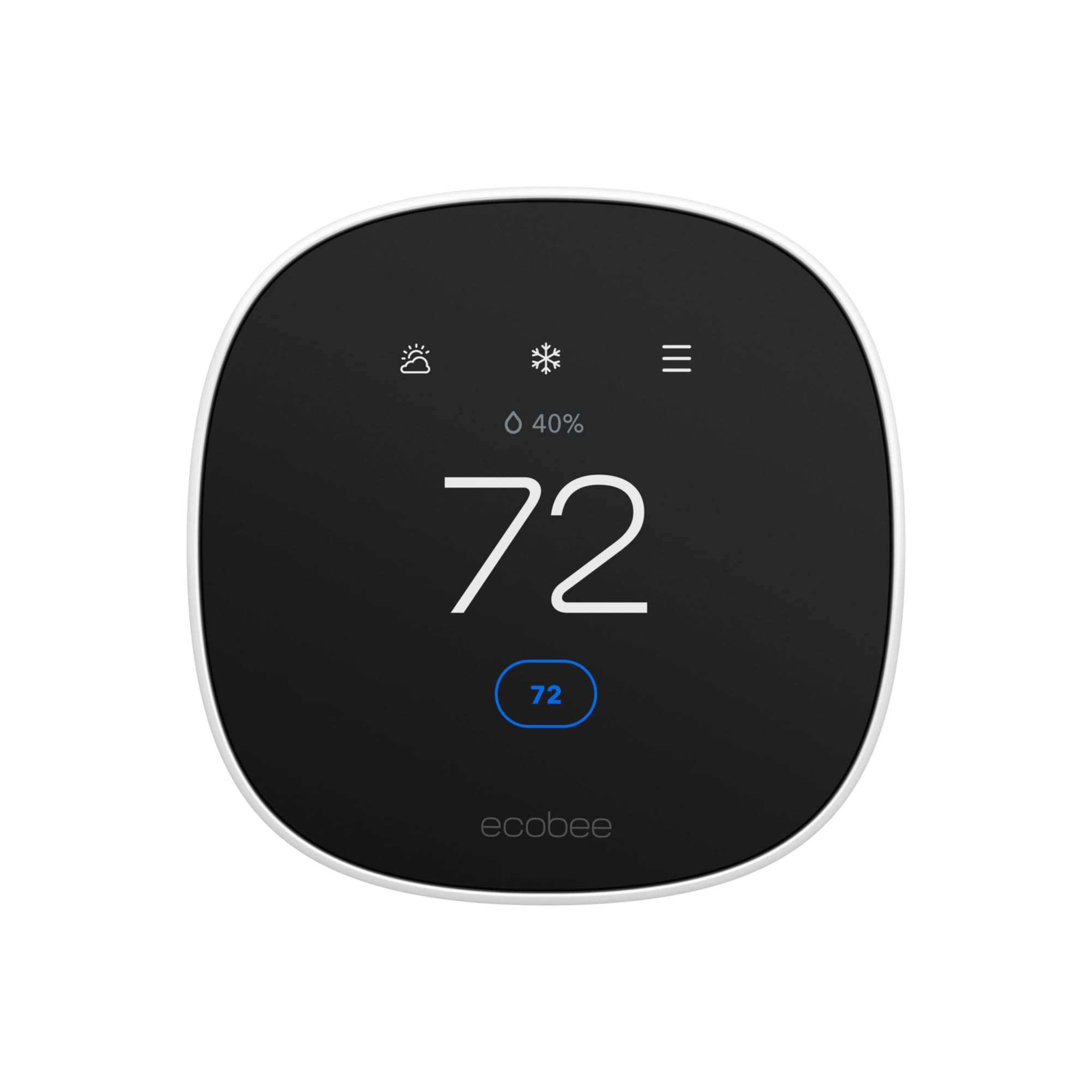 ECOBEE Smart Thermostat Essential - Wi-Fi, Energy Star Certified