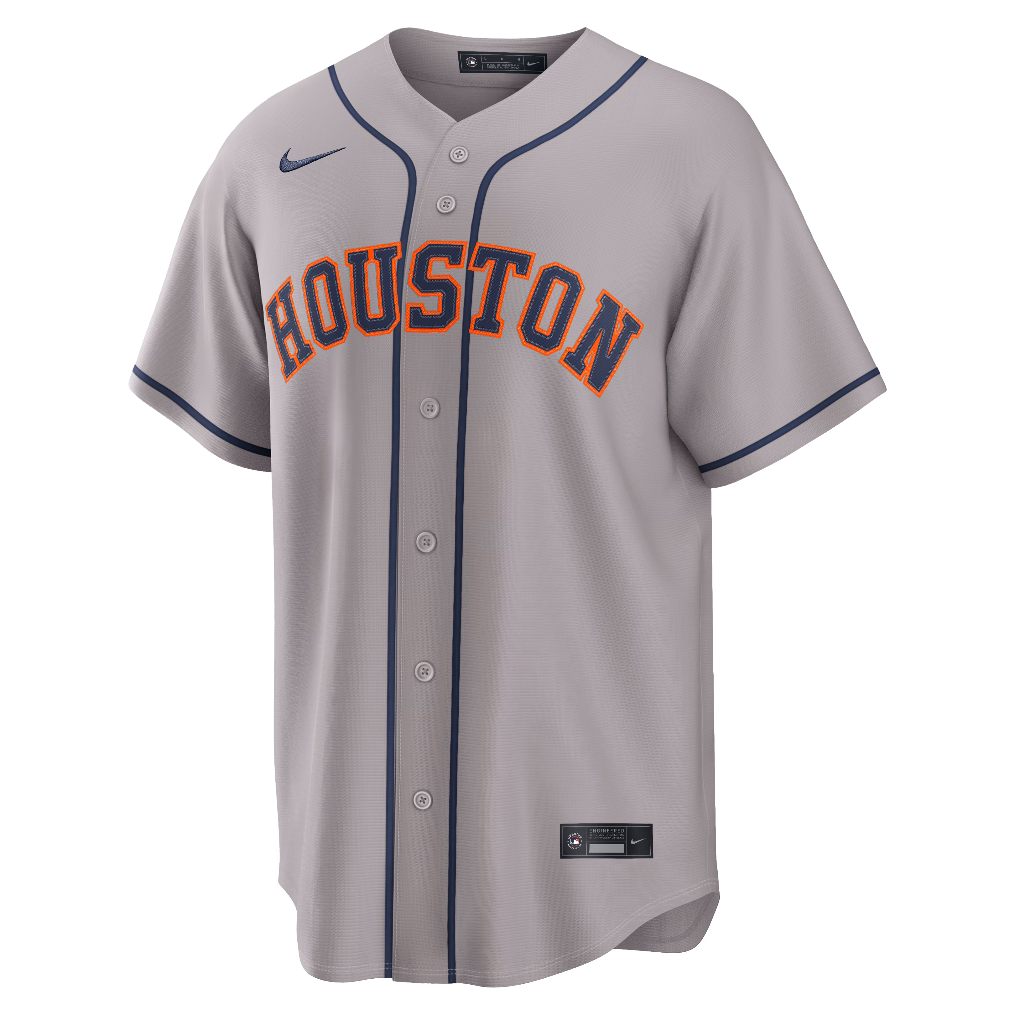 Jose Altuve Houston Astros Nike Road Replica Jersey - Gray