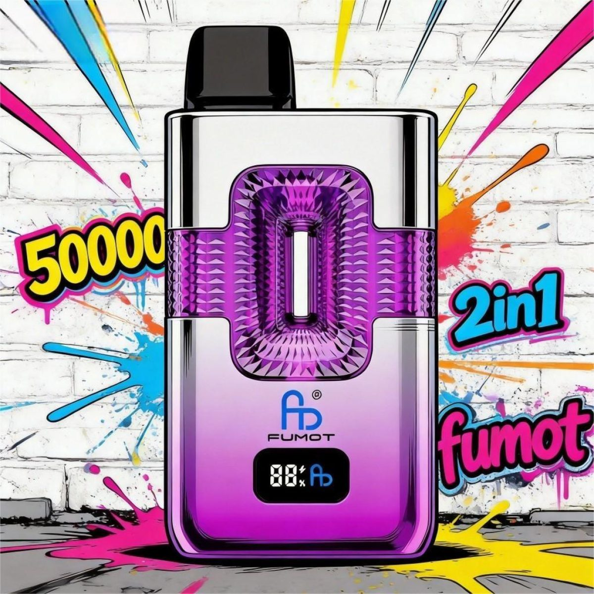EU warehouse Fumot Eco 2 In 1 50000 Disposable Vape Puffs 50K Handy Vape