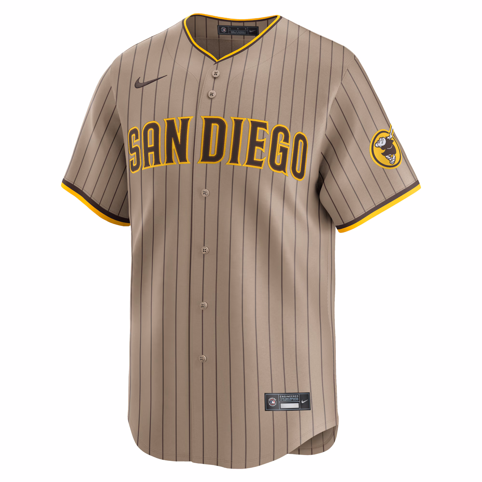 Fernando Tatis Jr. San Diego Padres Nike Alternate Limited Player Jersey – Tan