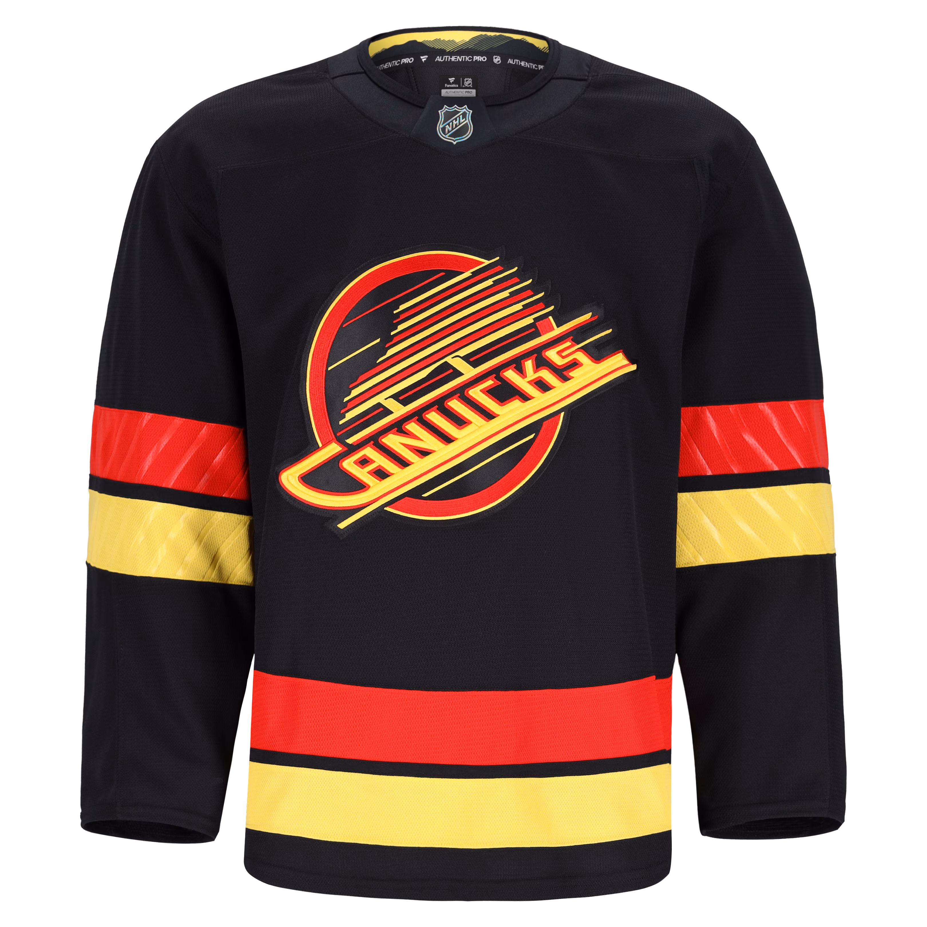 Vancouver Canucks Fanatics Alternate Authentic Pro Jersey - Black