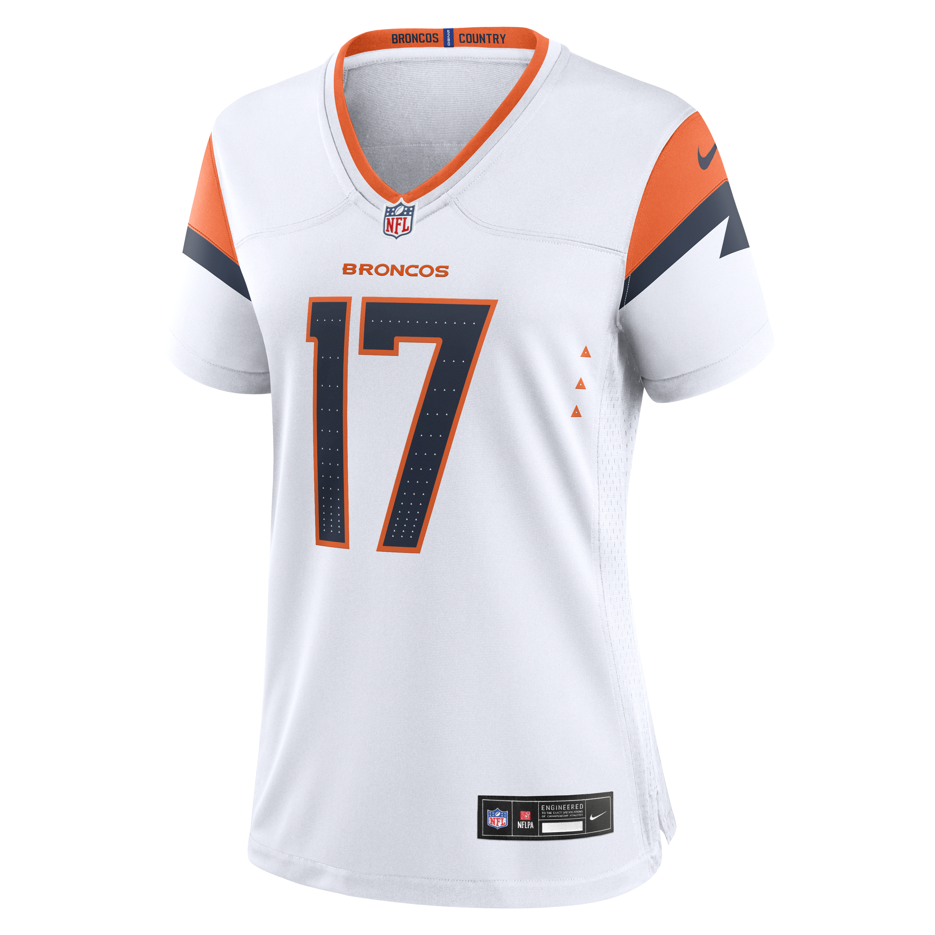 Jaylen Waddle Denver Broncos Nike Women's Game Jersey -  White