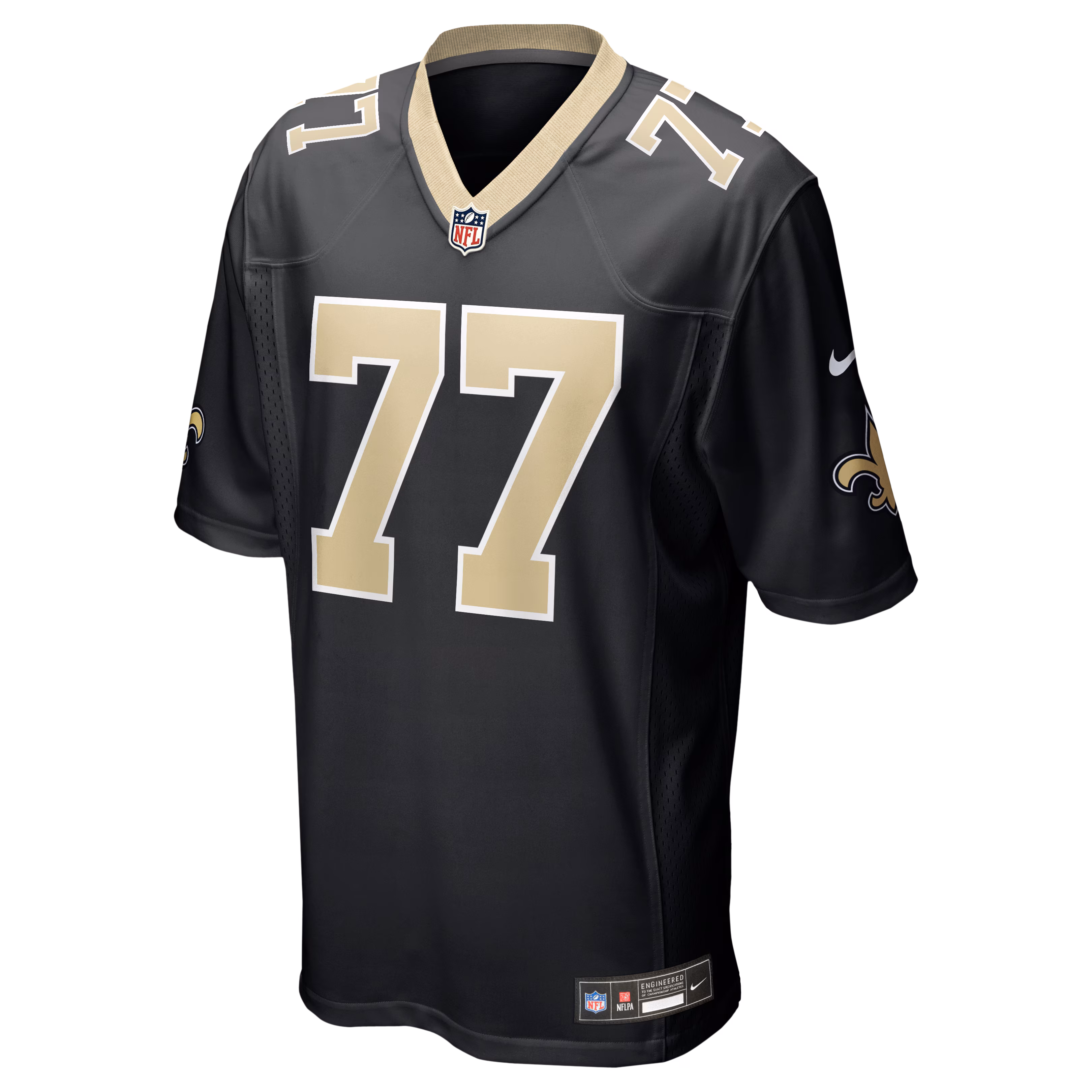 Carl Nicks New Orleans Saints Nike Game Retired Player Jersey - Black