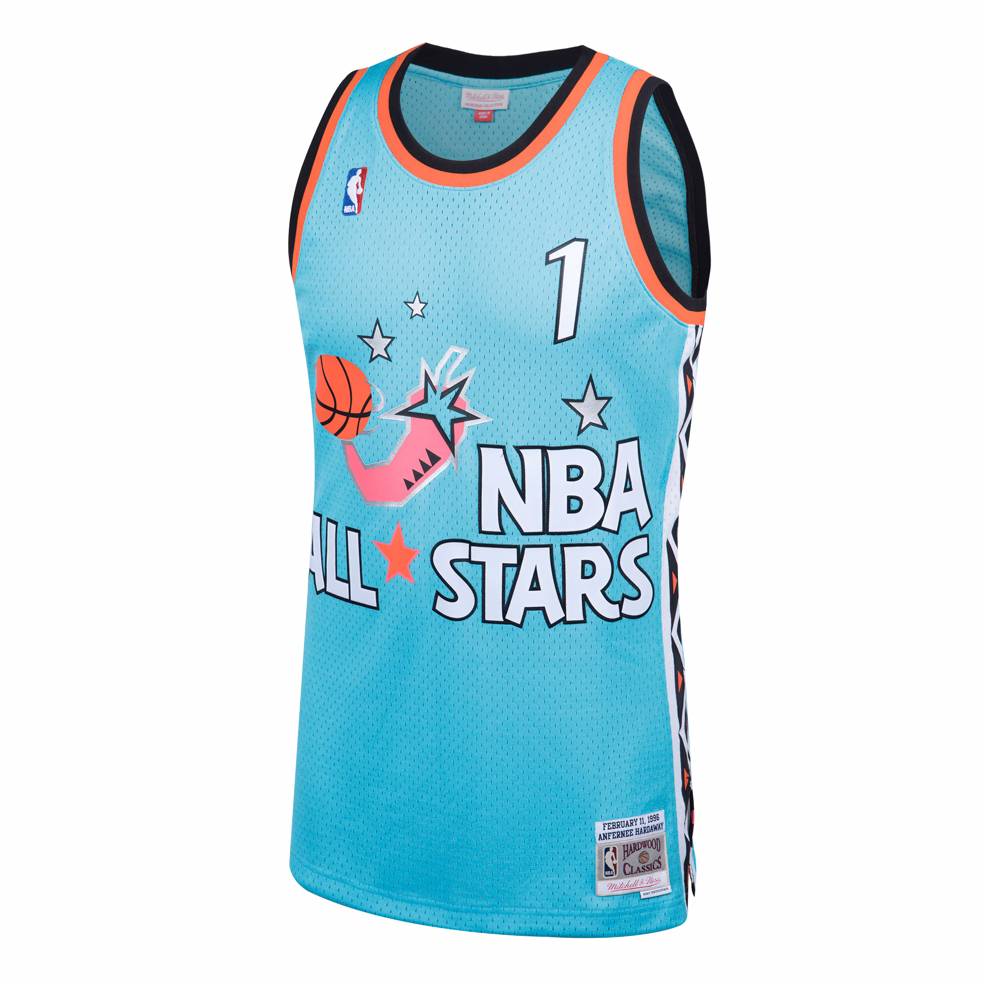 Penny Hardaway 1996 NBA All-Star Game Mitchell & Ness Hardwood Classics Swingman Jersey - Teal