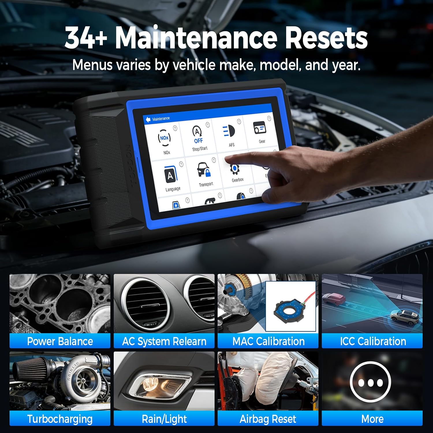 TOPDON VeriDiag X800 BT OBD2 Scanner, 2026 Upgraded Bidirectional Scan Tool with 34 Reset Services, Full System Wireless Automotive Diagnostic Tool, Active Test Scan Tool, 2 Years Free Update