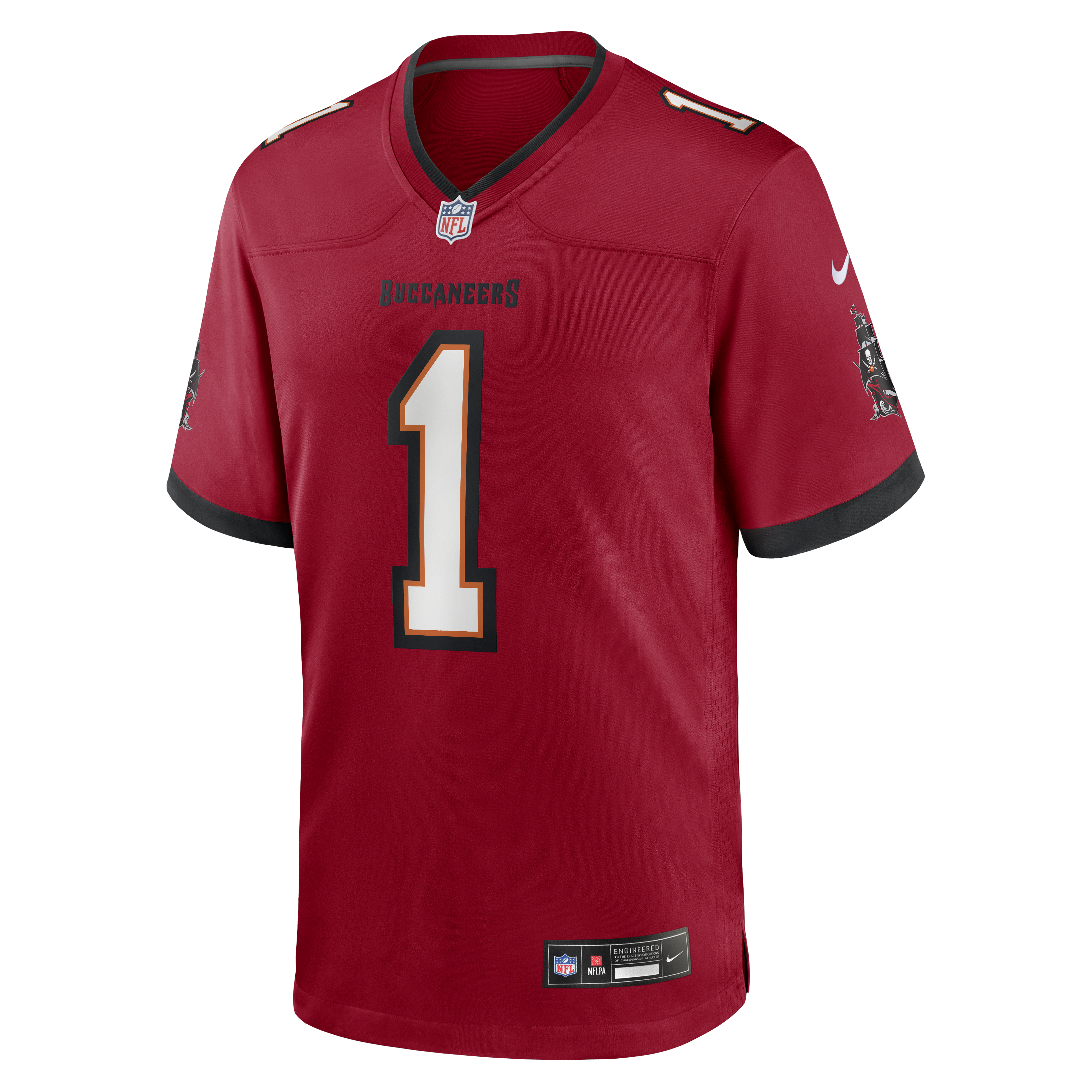 Number 1 Groom Tampa Bay Buccaneers Nike Game Jersey - Red