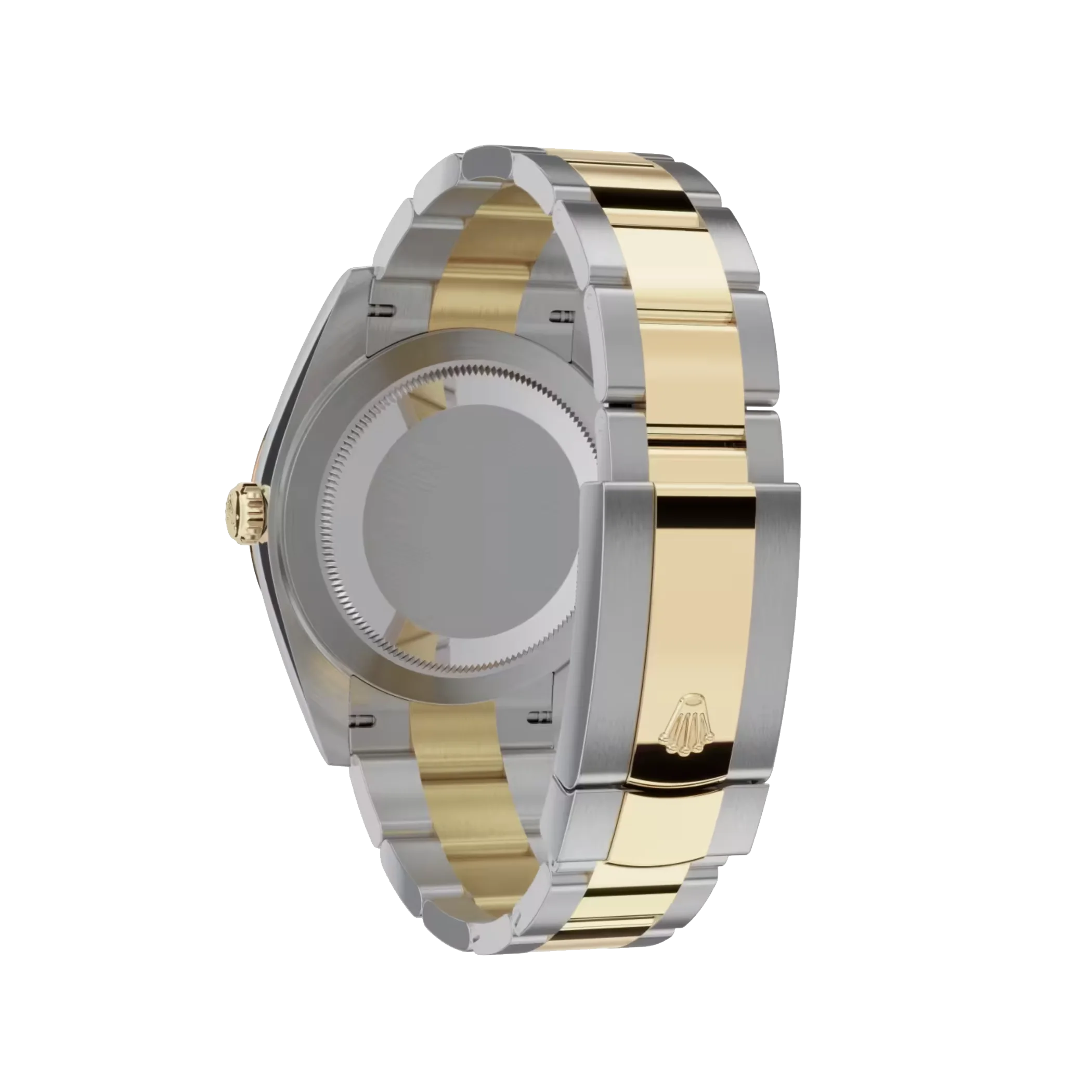 Datejust: Oystersteel and yellow gold, bright black, diamond-set, m126233-0022