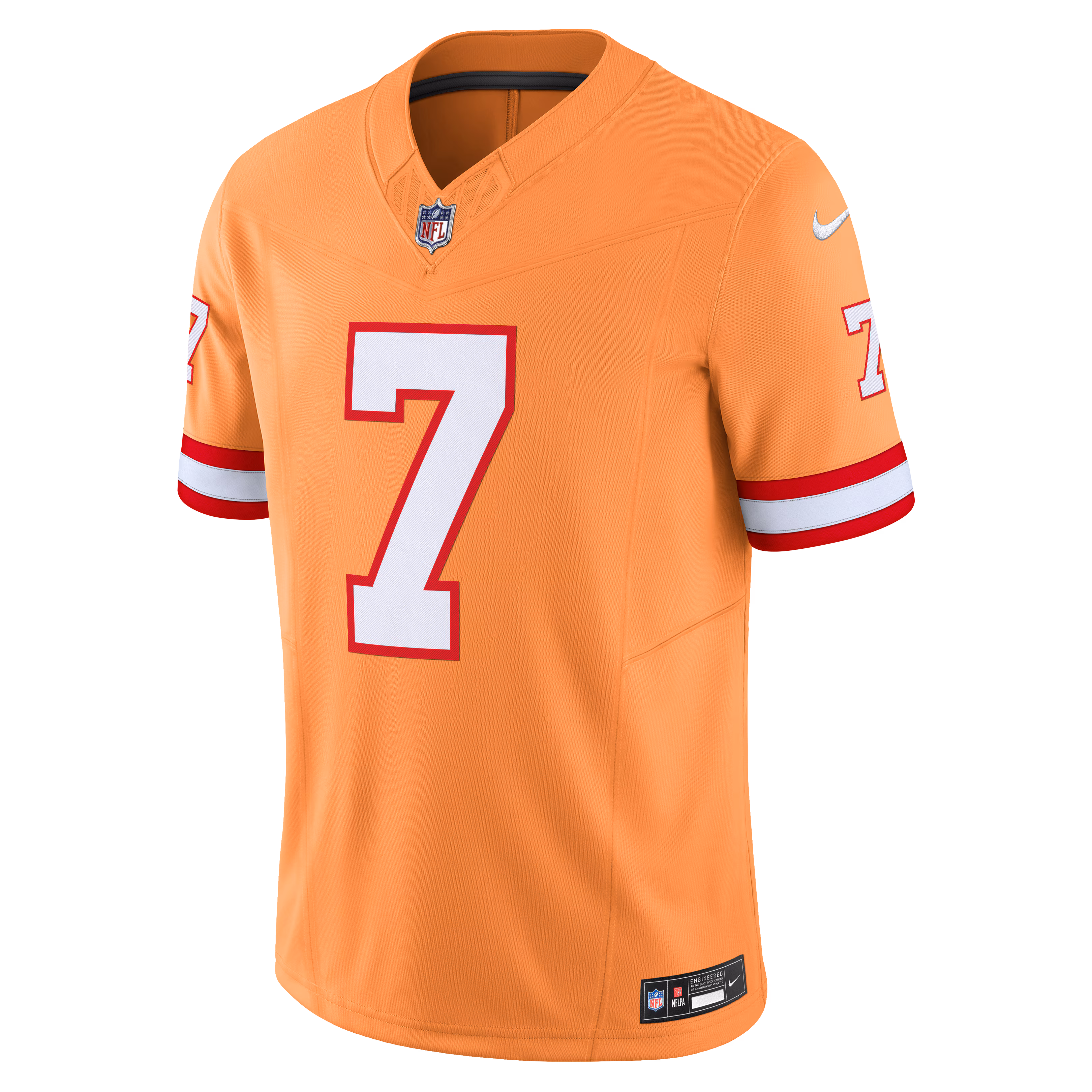 Bucky Irving Tampa Bay Buccaneers Nike Alternate 2 Throwback Vapor F.U.S.E. Limited Jersey - Orange
