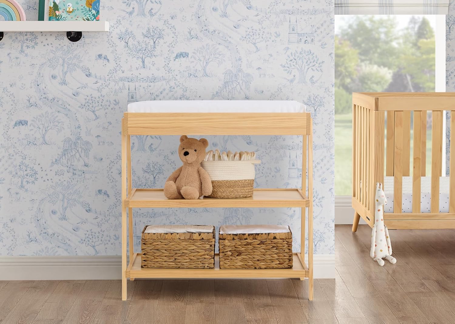 Delta Children Scout Changing Table, Natural