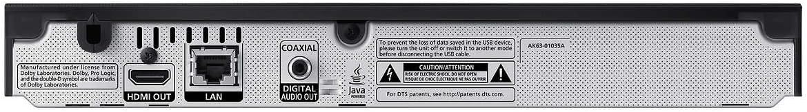 Samsung BD-JM57C Streaming Blu-ray Player with Wi-Fi (Renewed)