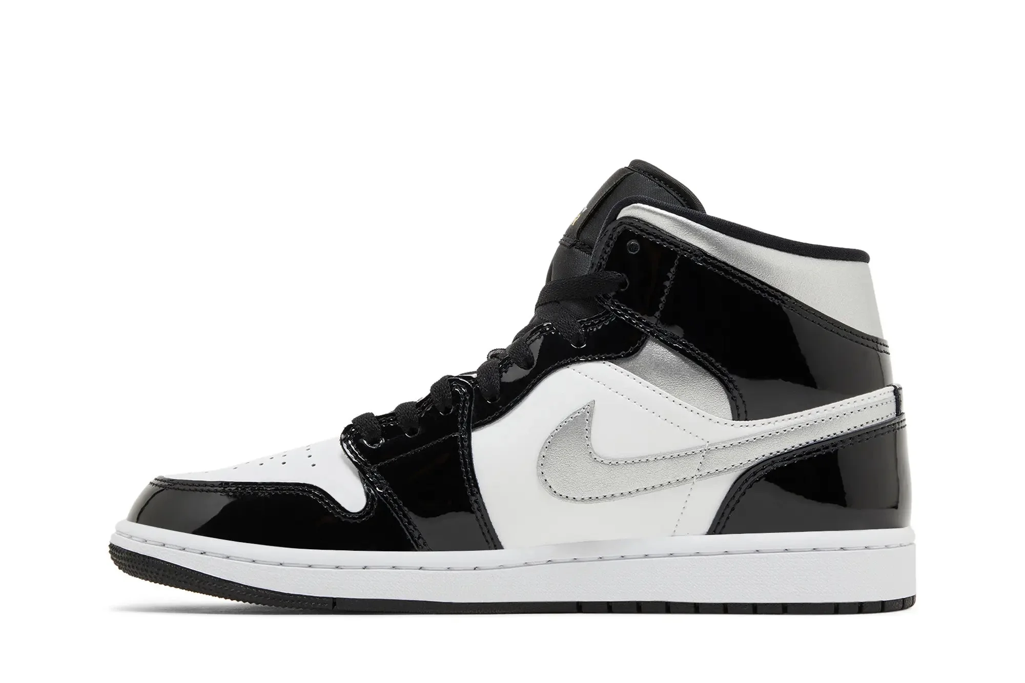 Jordan 1 Mid SE 'Black White Metallic Silver'