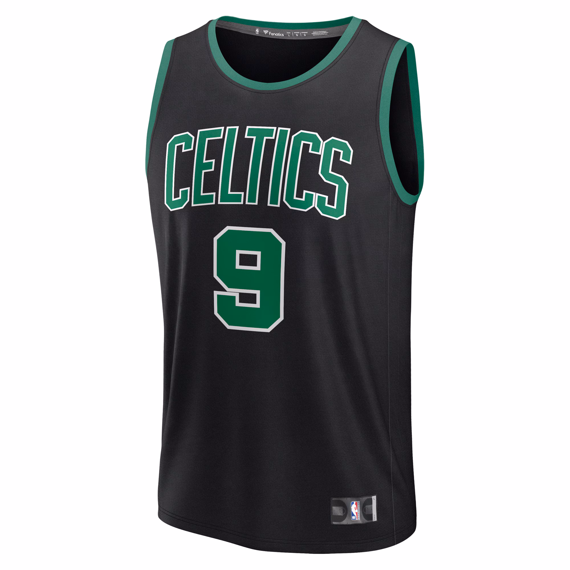 Derrick White Boston Celtics Fanatics Fast Break Replica Player Jersey - Statement Edition - Black
