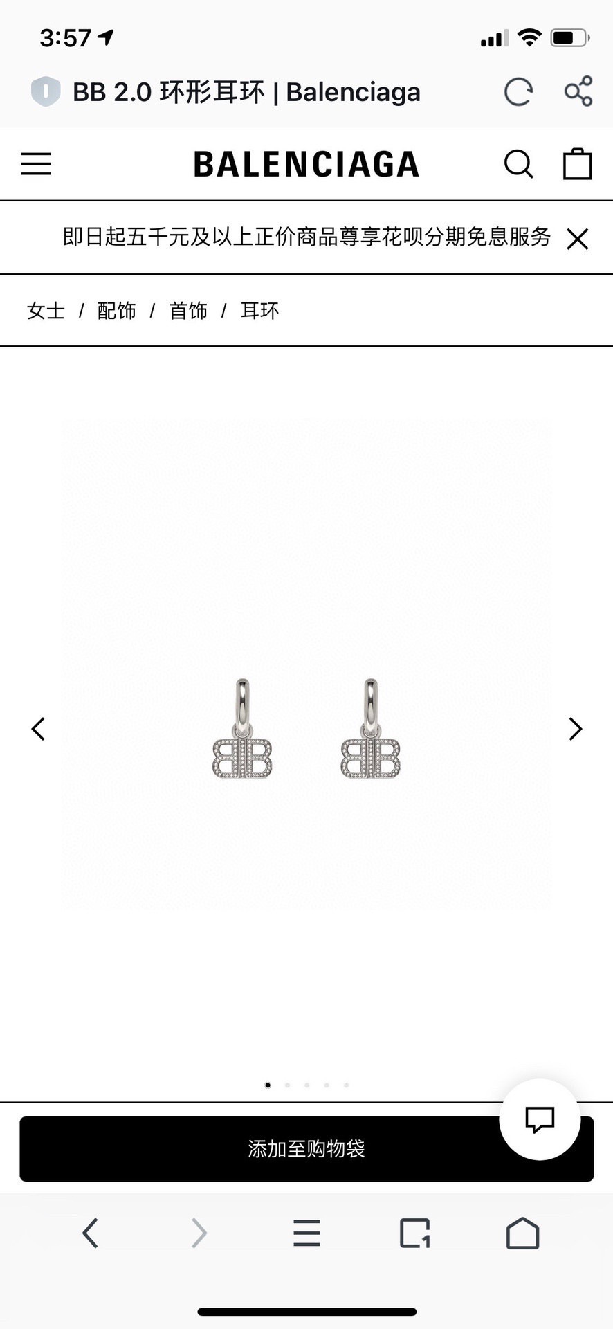 Balenciaga earrings-69