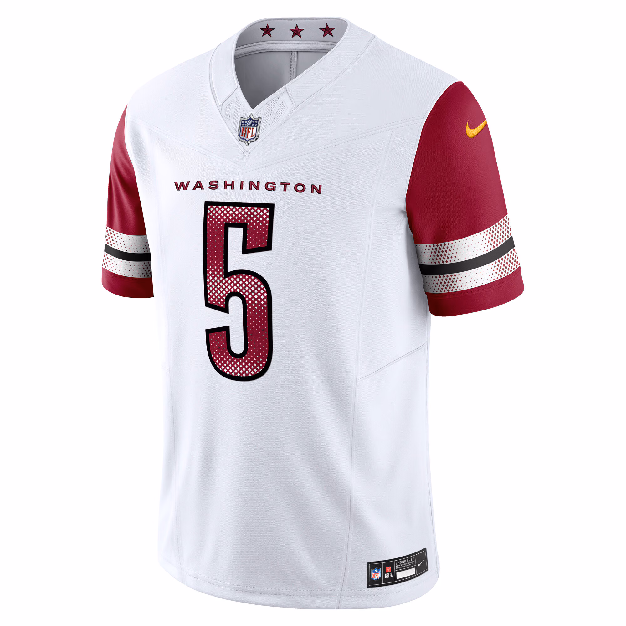 Jayden Daniels Washington Commanders Nike Vapor F.U.S.E. Limited Jersey - White