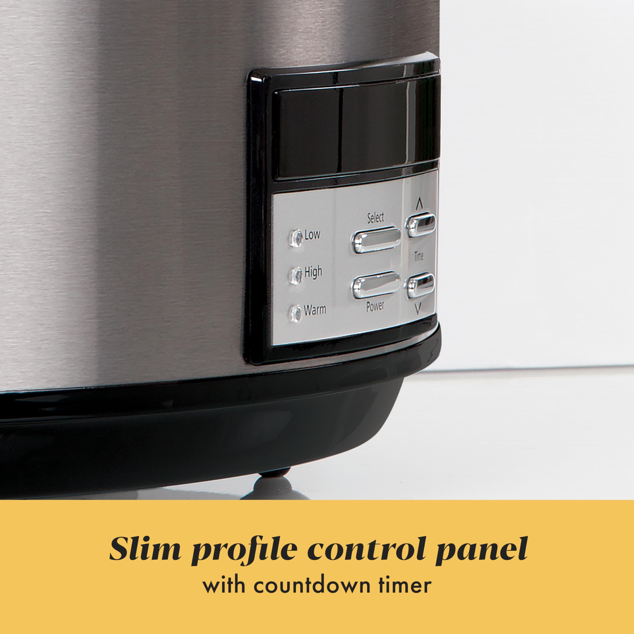 CROCK-POT Large 8-Quart Slow Cooker with Auto Warm Setting