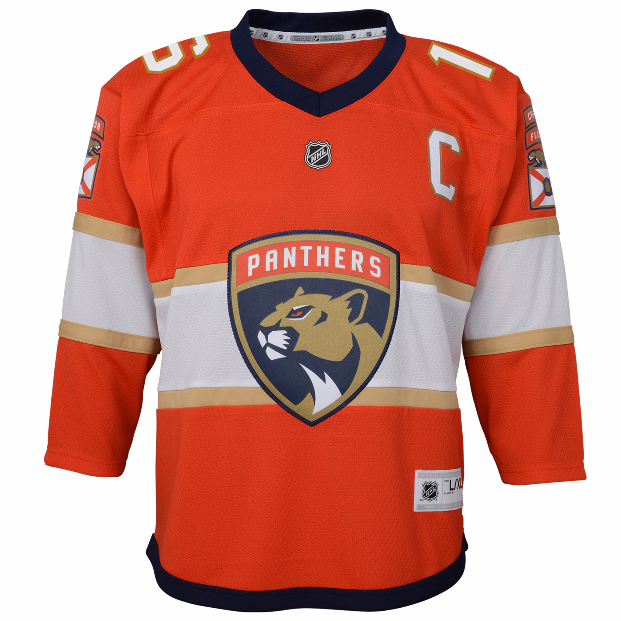 Aleksander Barkov Florida Panthers Youth Home Captain Replica Player Jersey - Red