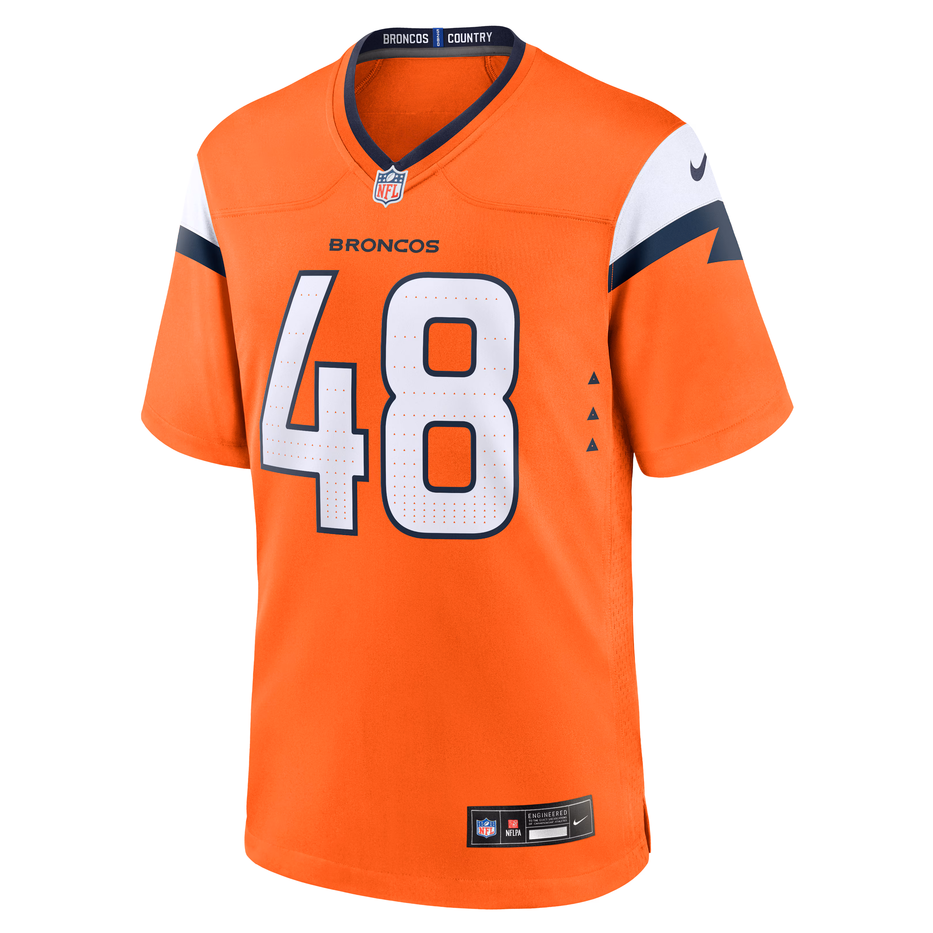 Mitchell Fraboni Denver Broncos Nike Team Game Jersey -  Orange