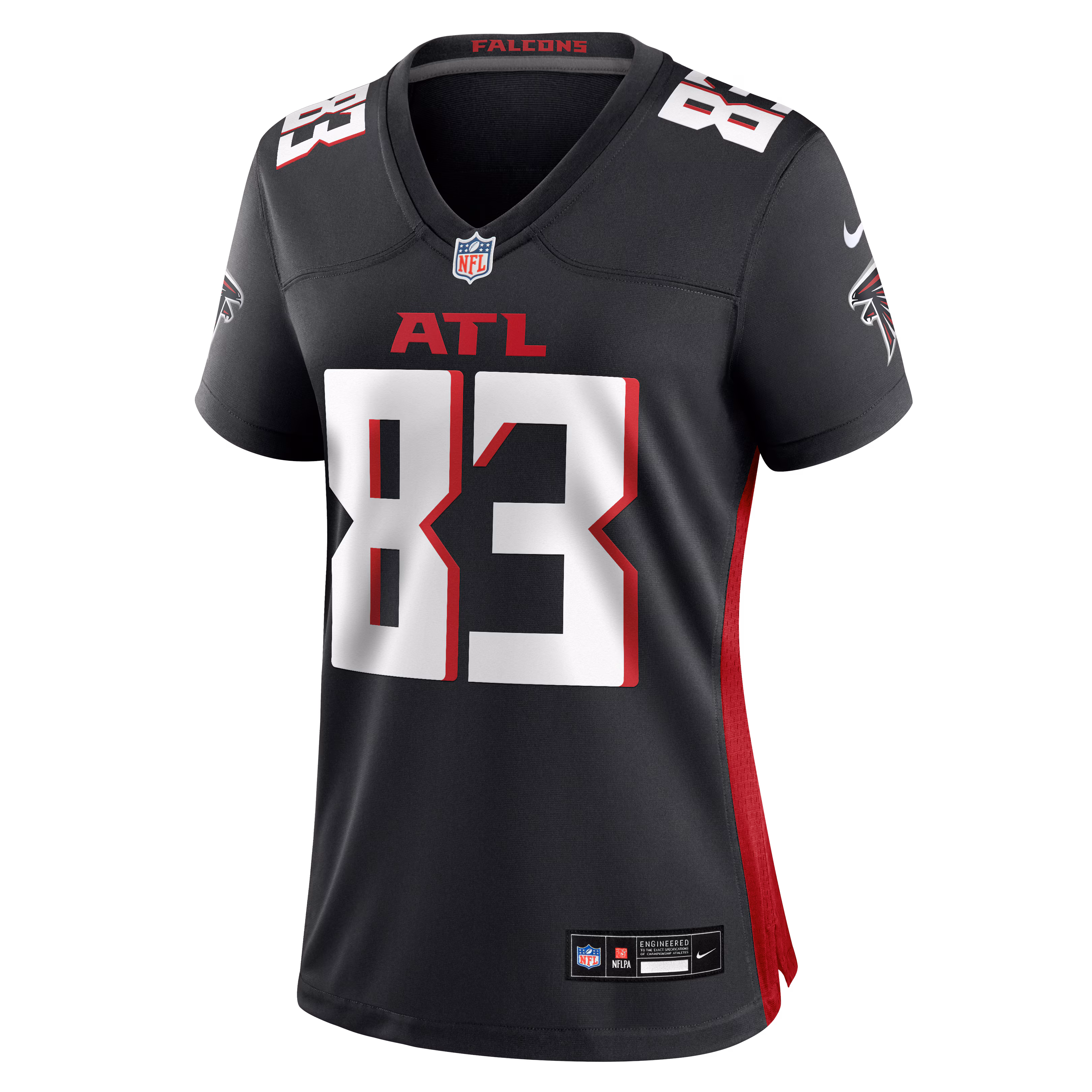Deven Thompkins Atlanta Falcons Nike Women's Team Game Jersey -  Black