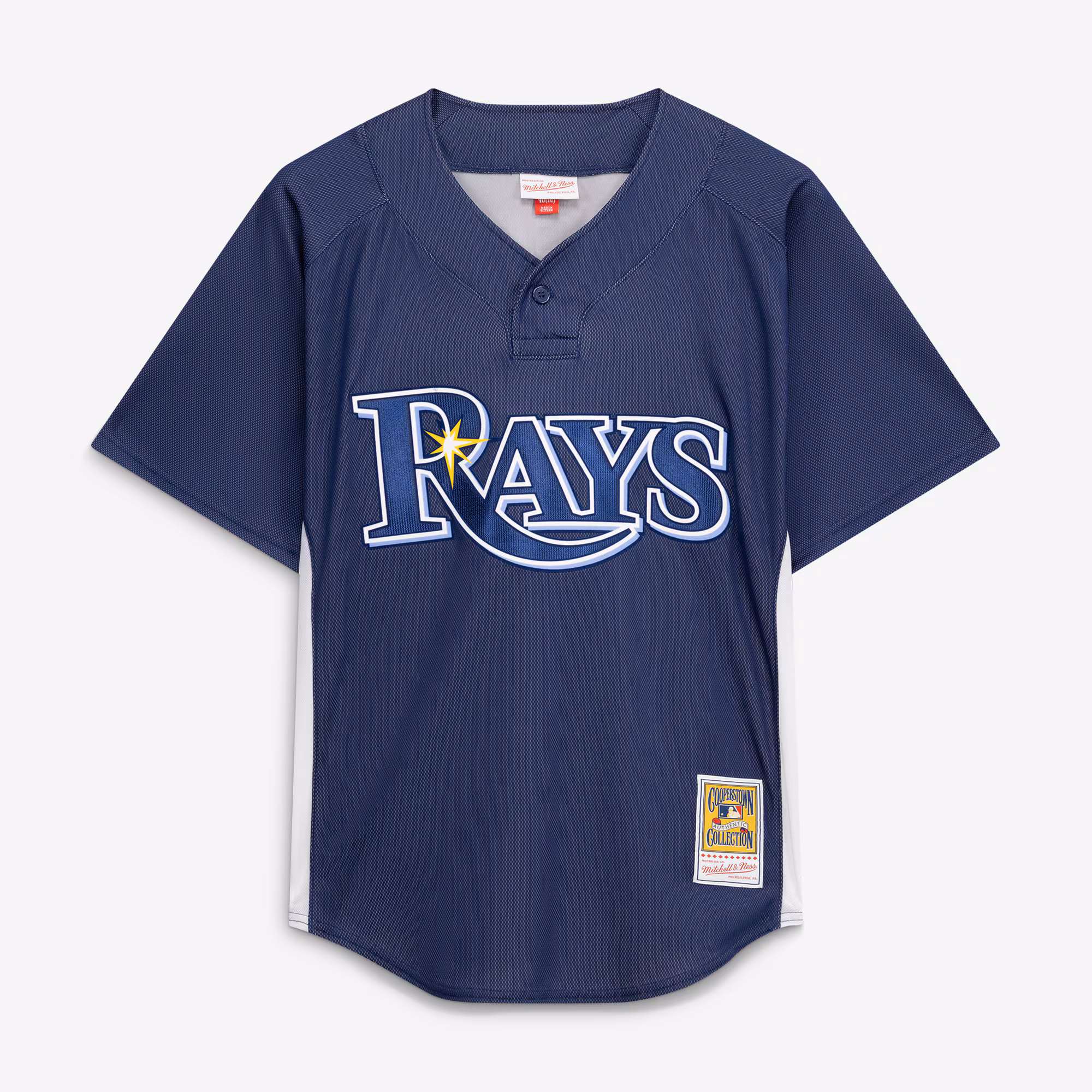 Evan Longoria Tampa Bay Rays Mitchell & Ness Authentic Batting Practice Jersey - Navy