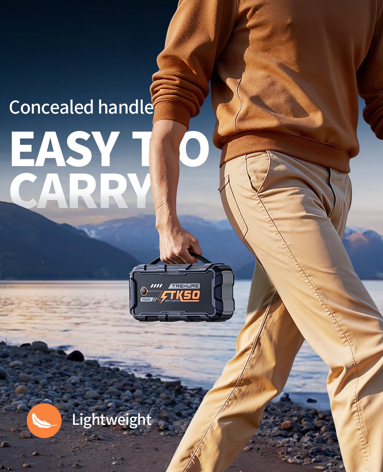 TREKURE Car Battery Jump Starter 8000A, 26800mAh Power Bank