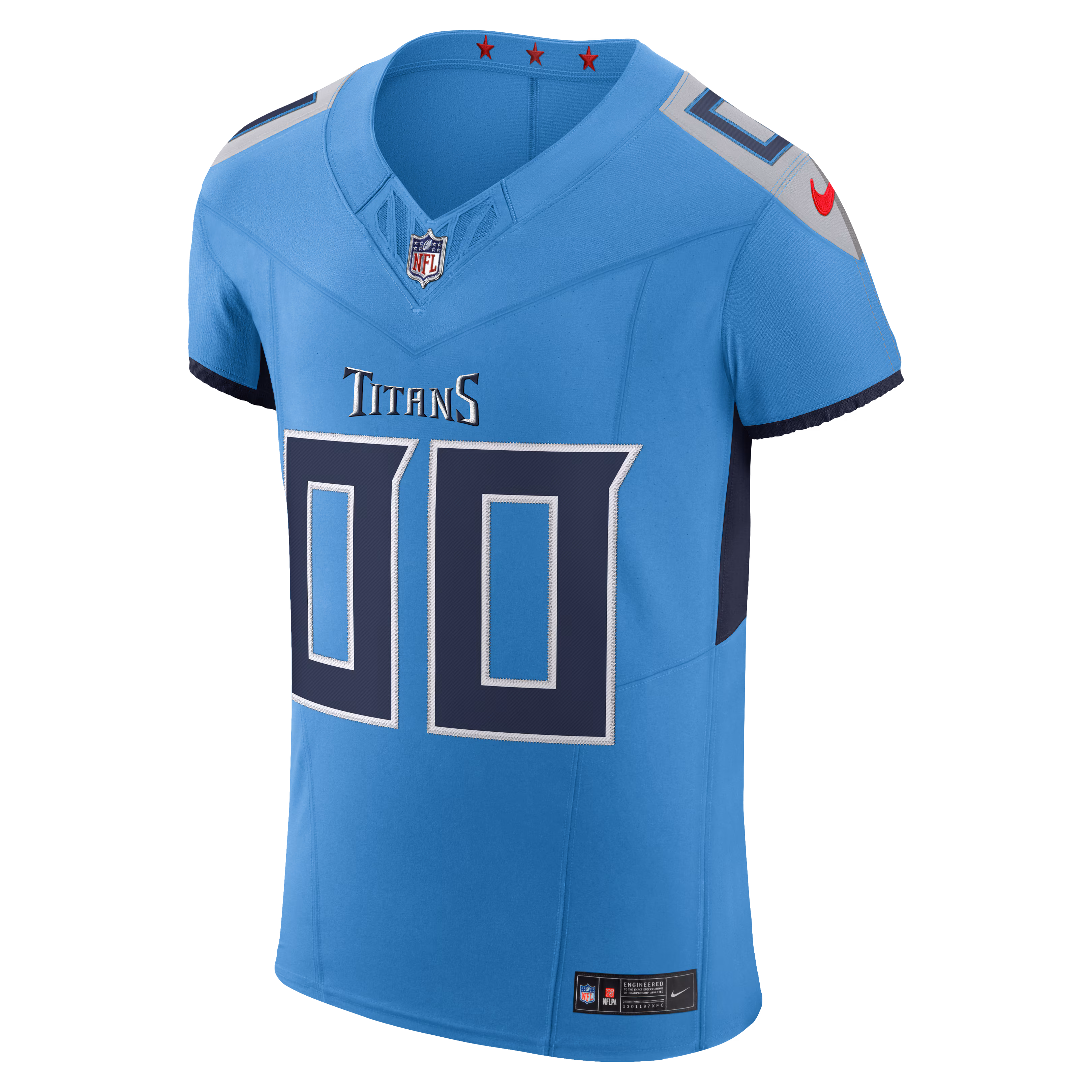 Tennessee Titans Nike Team Vapor F.U.S.E. Elite Custom Jersey - Light Blue