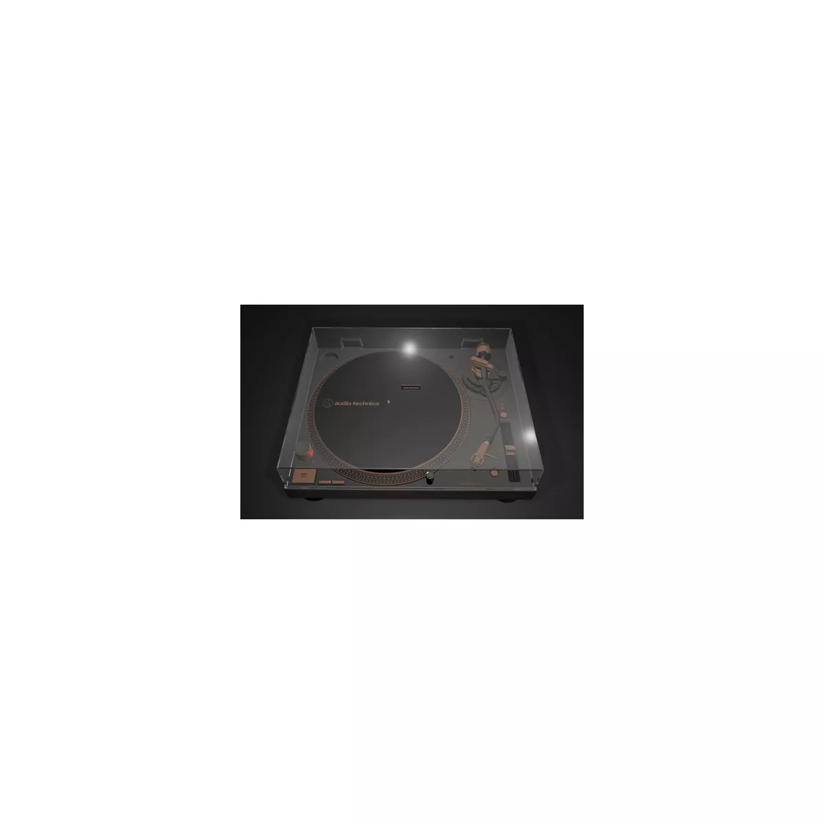 Audio Technica AT-LP120XUSB-BZ Direct Drive USB Turntable, Bronze 3-Speed, Built-in Preamp, Vinyl to Digital Conversion